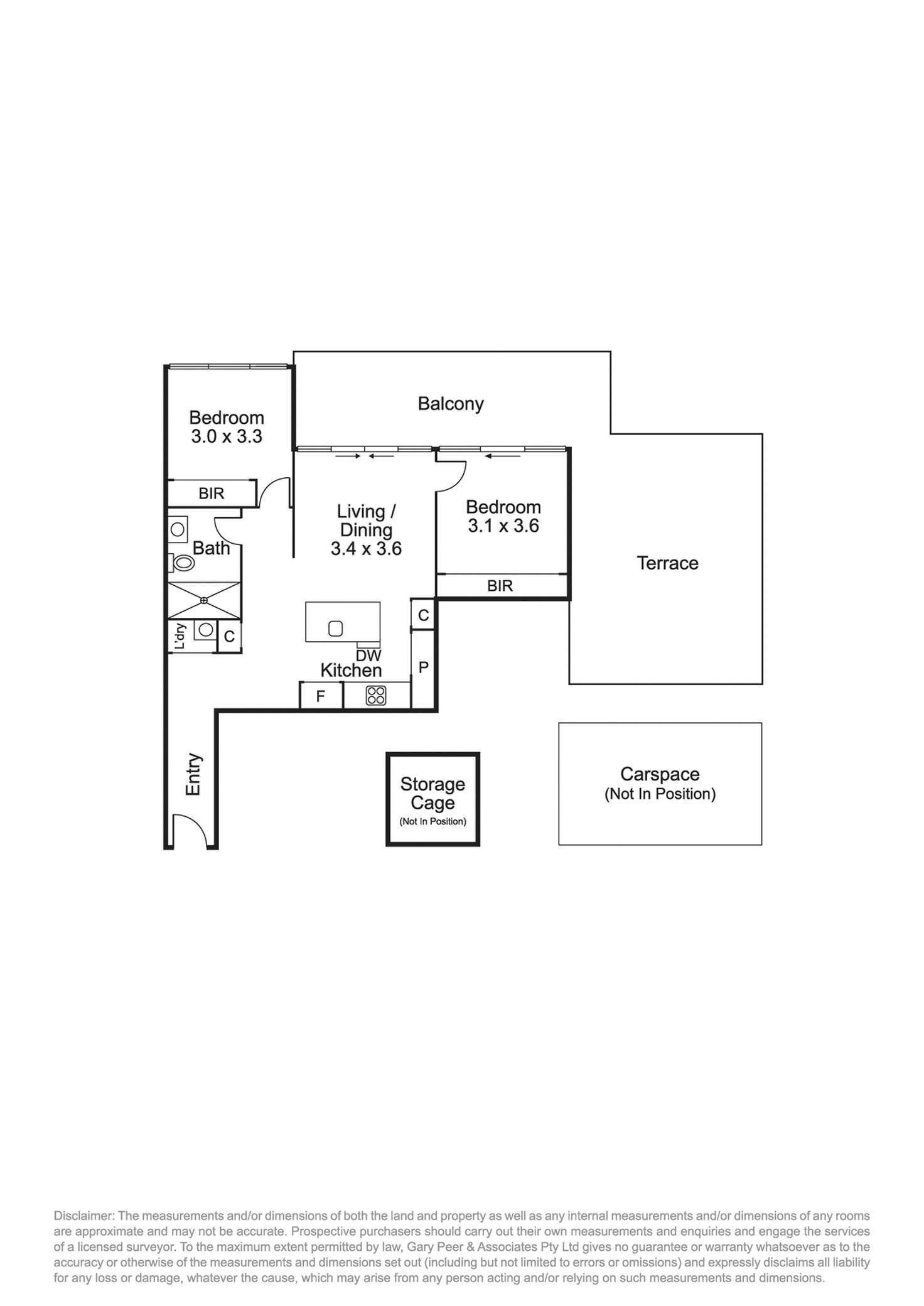 Floorplan of Homely apartment listing, 239/226 Bay Road, Sandringham VIC 3191