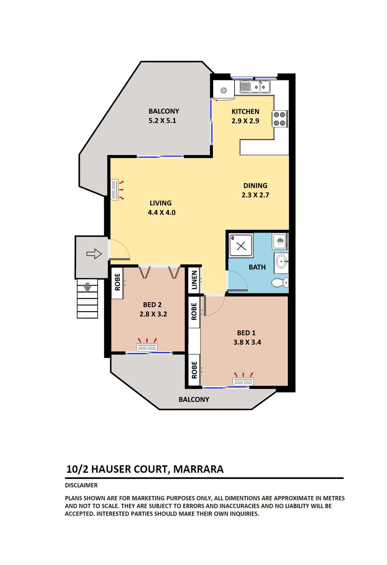 Floorplan of Homely unit listing, 10/2 Hauser Court, Marrara NT 812