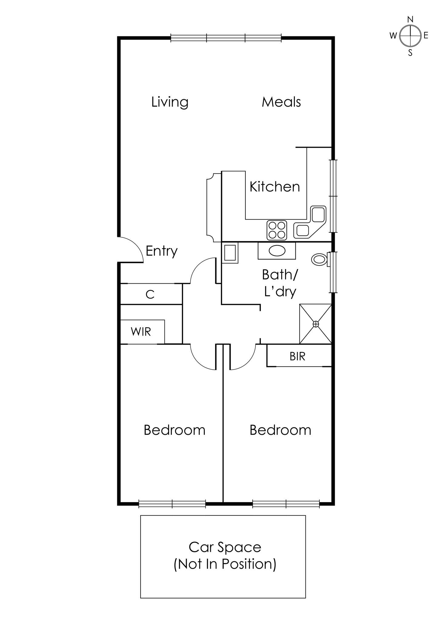 Floorplan of Homely apartment listing, 15/52 Baker Street, Richmond VIC 3121