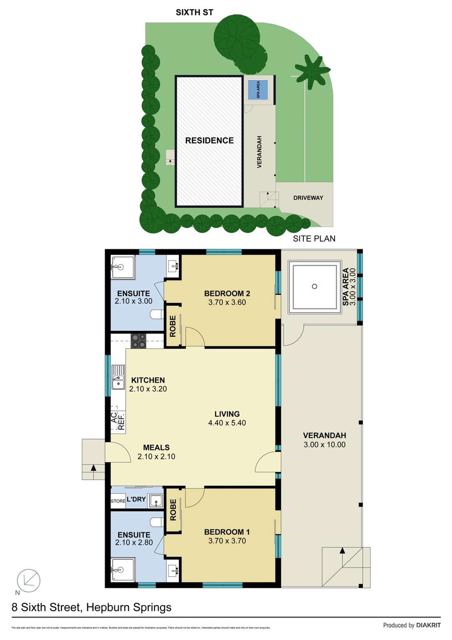 Floorplan of Homely house listing, 8 Sixth Street, Hepburn Springs VIC 3461