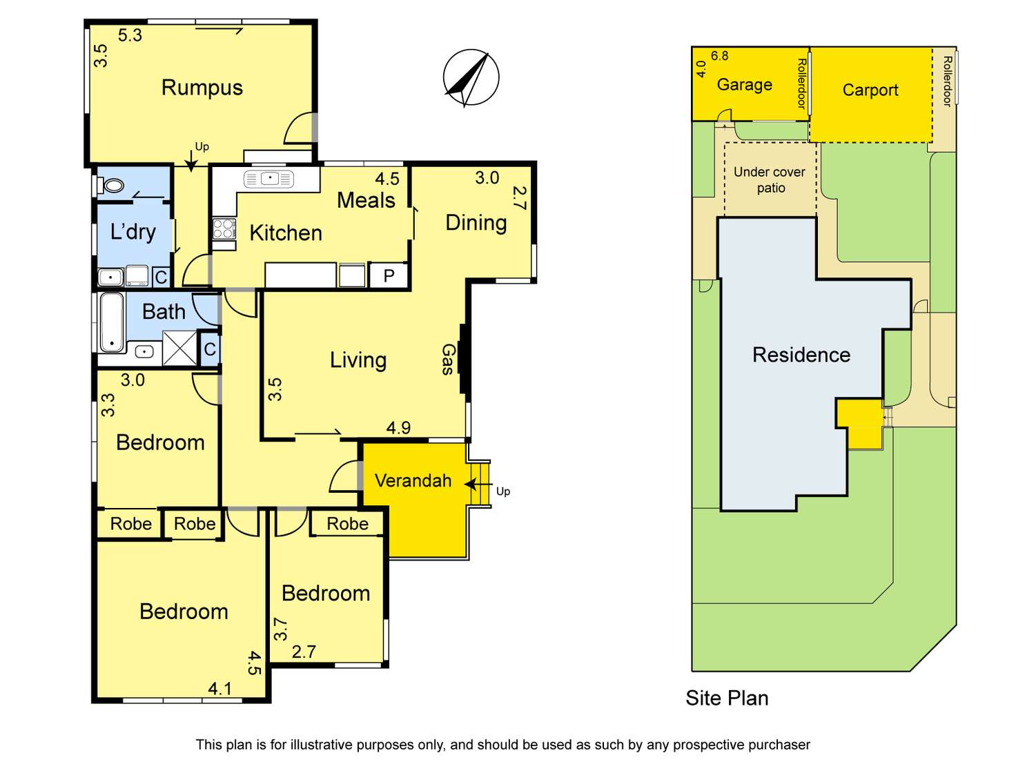 Floorplan of Homely house listing, 49 Meakin Street, Watsonia North VIC 3087