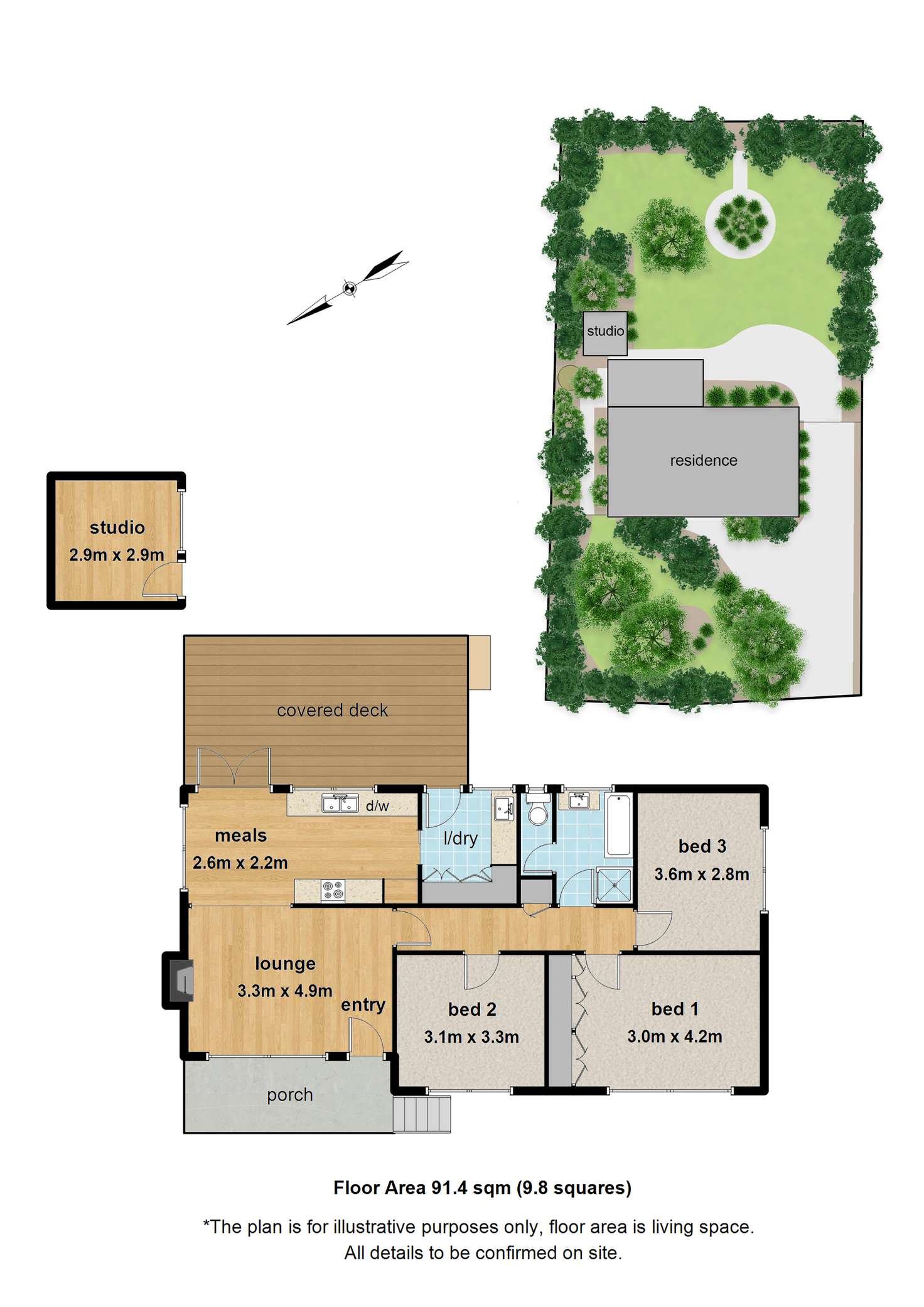 Floorplan of Homely house listing, 270 Mount Dandenong Tourist Road, Sassafras VIC 3787