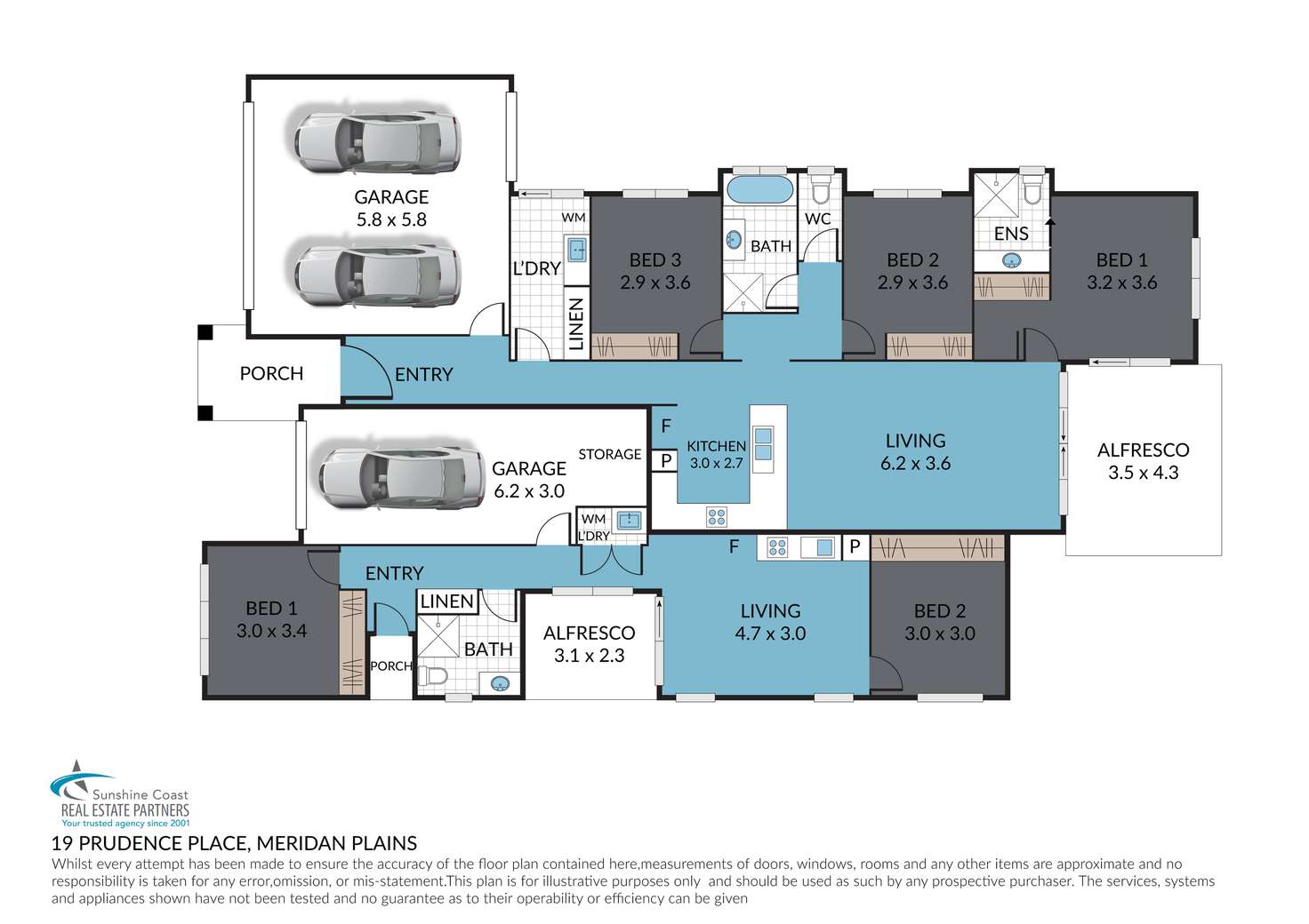 Floorplan of Homely house listing, 19 Prudence Place, Meridan Plains QLD 4551