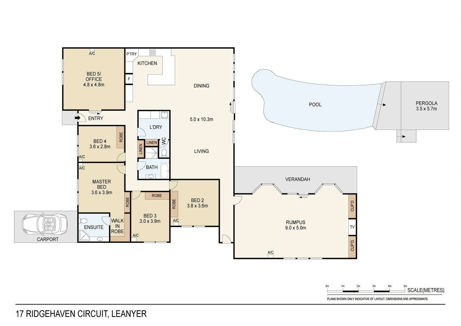 Floorplan of Homely house listing, 17 Ridgehaven Circuit, Leanyer NT 812