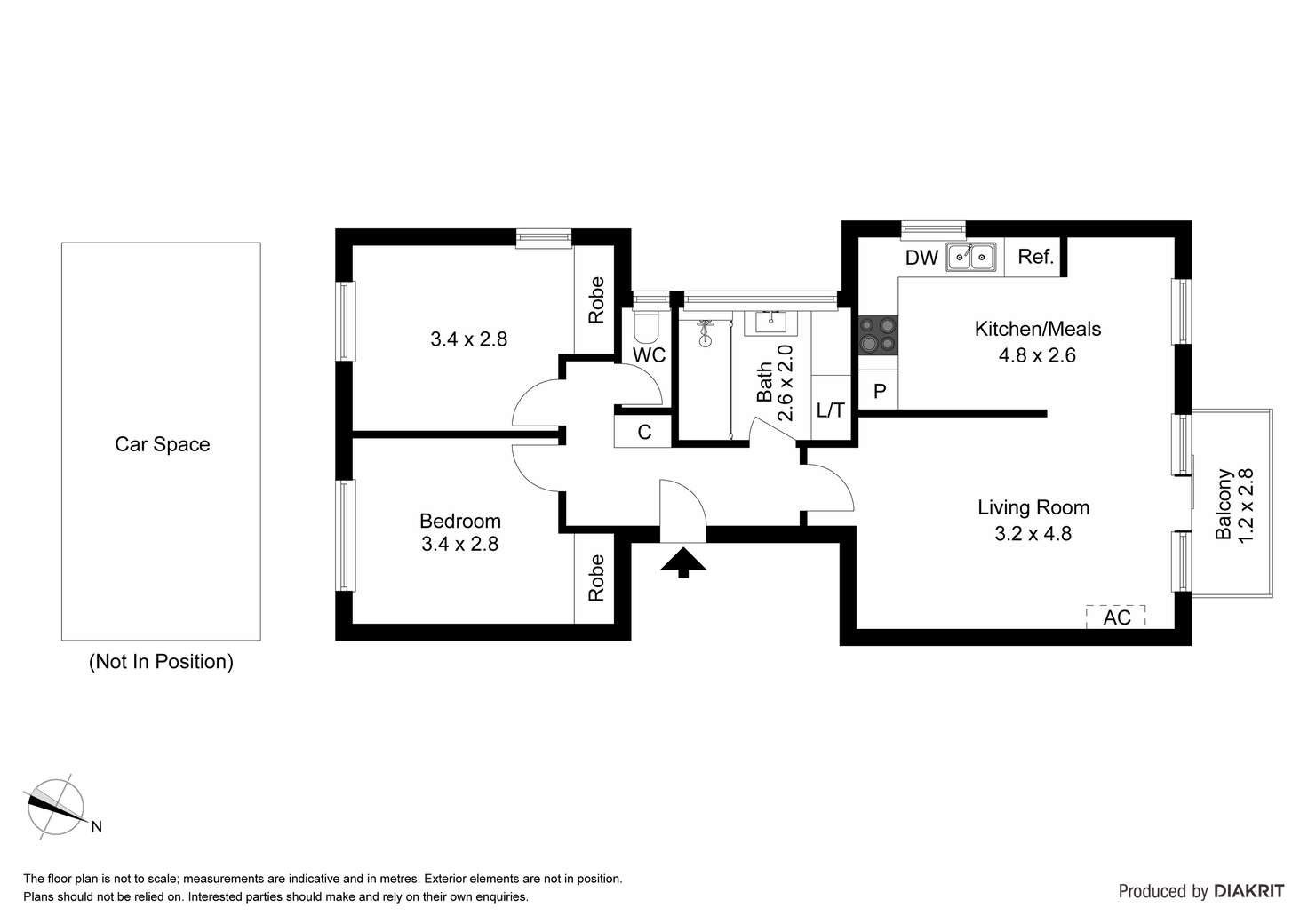 Floorplan of Homely apartment listing, 22/51 Union Street, Prahran VIC 3181
