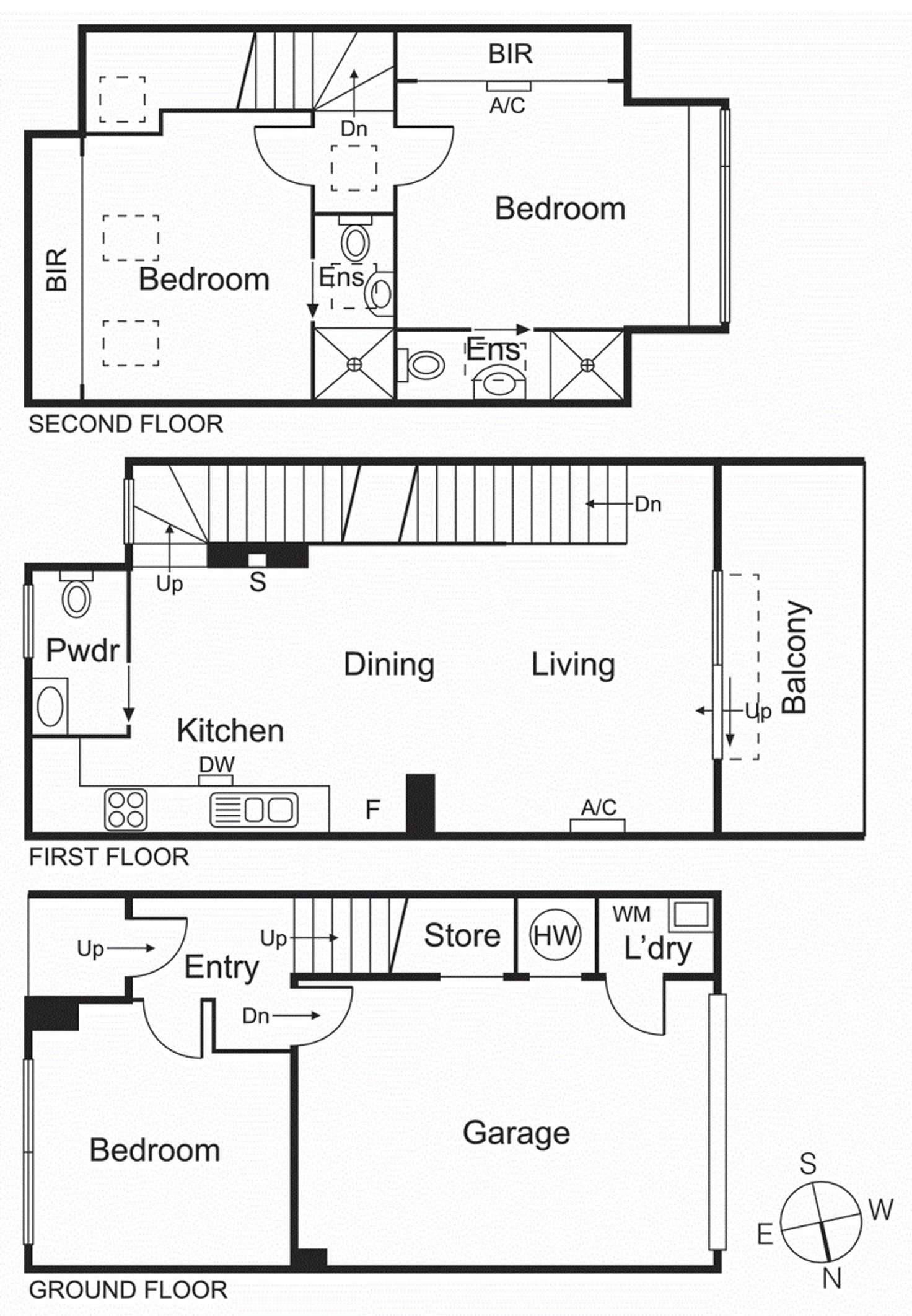 Floorplan of Homely townhouse listing, 2/300 Inkerman Road, St Kilda East VIC 3183
