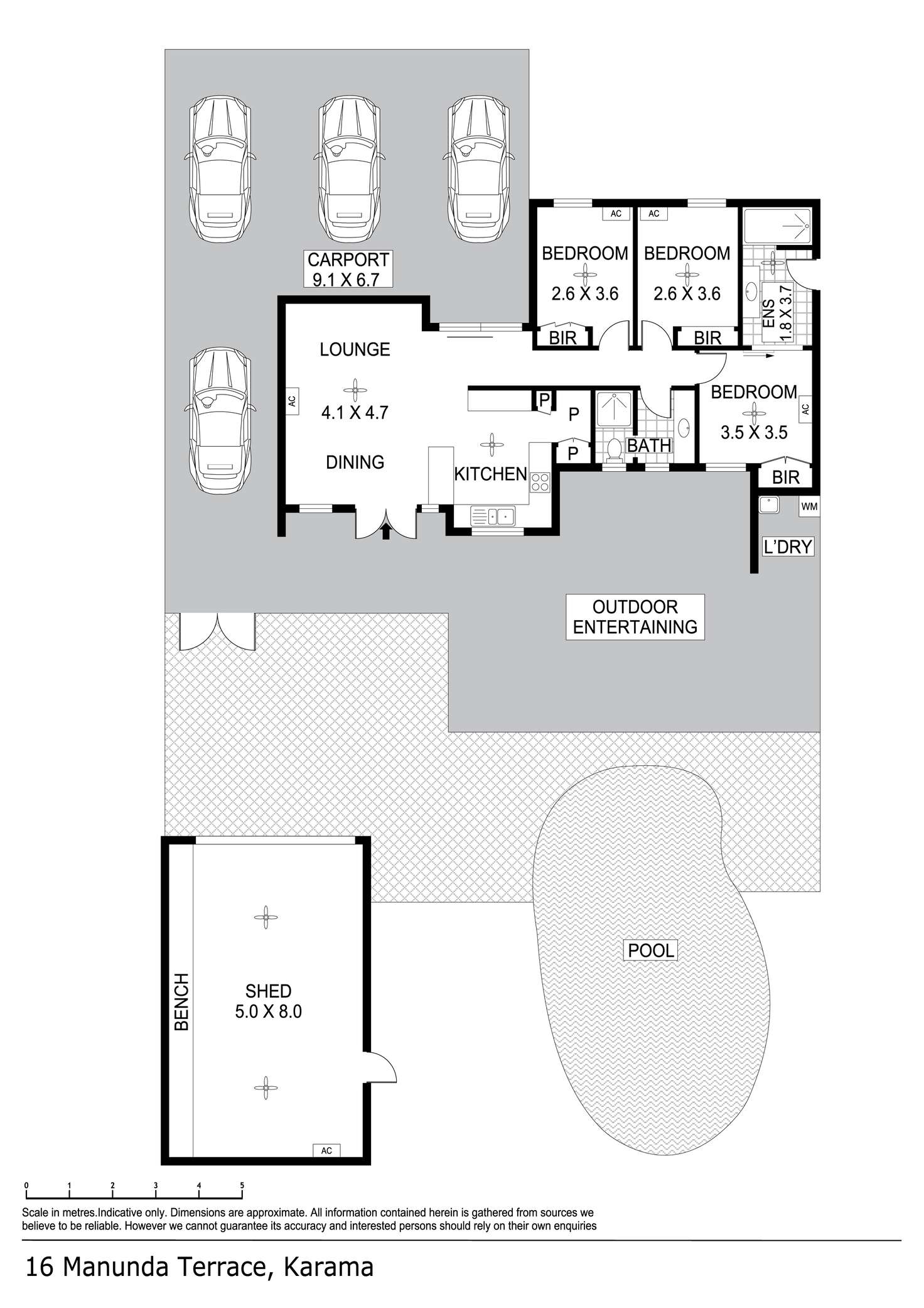 Floorplan of Homely house listing, 16 Manunda Terrace, Karama NT 812