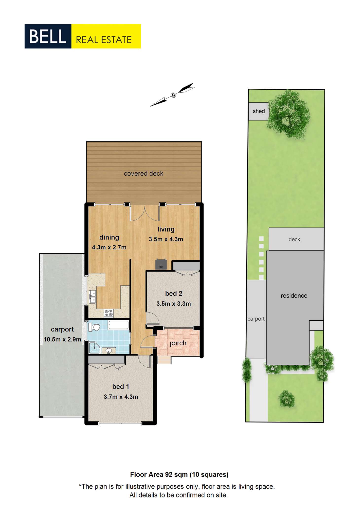 Floorplan of Homely unit listing, 1/47 Begonia Avenue, Bayswater VIC 3153