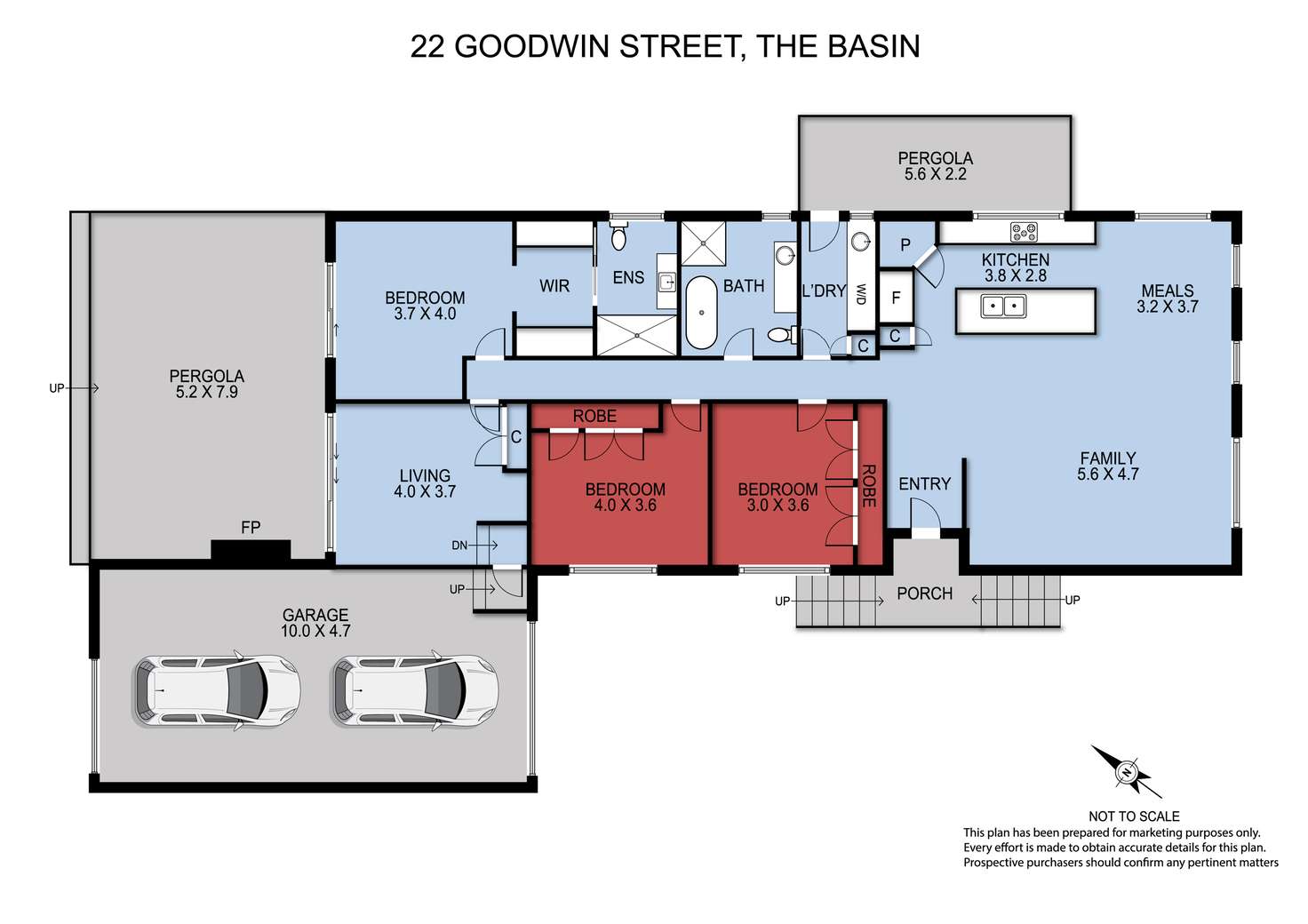 Floorplan of Homely house listing, 22 Goodwin Street, The Basin VIC 3154