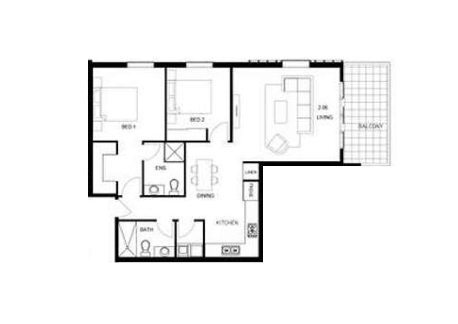 Floorplan of Homely apartment listing, 5-7 Sherbrook Avenue, Ringwood VIC 3134