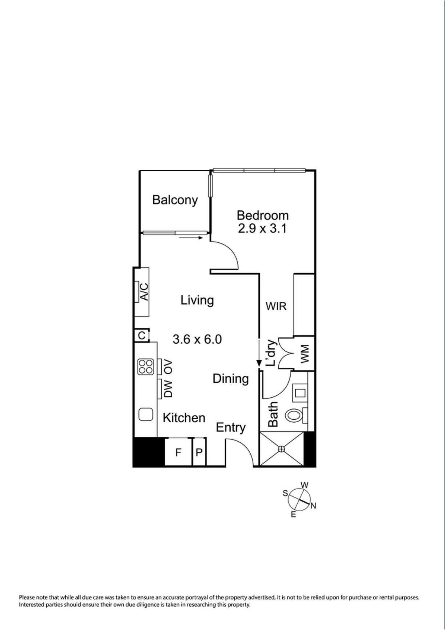 Floorplan of Homely apartment listing, 1607/639 Lonsdale Street, Melbourne VIC 3000