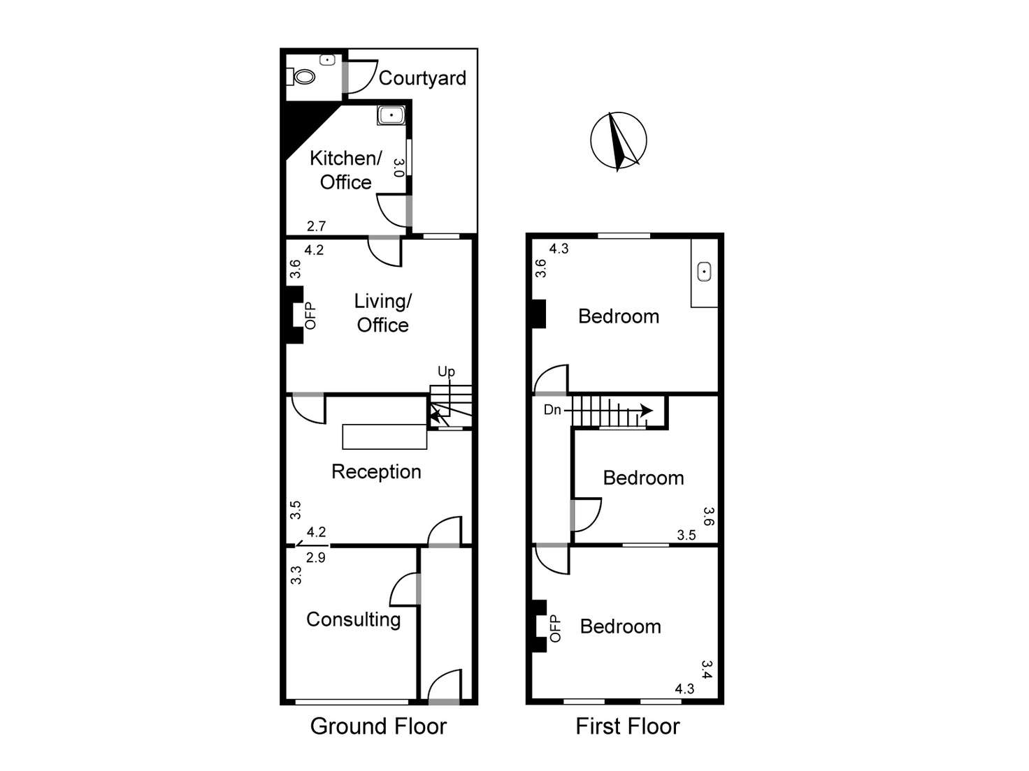 Floorplan of Homely house listing, 247 Gertrude Street, Fitzroy VIC 3065