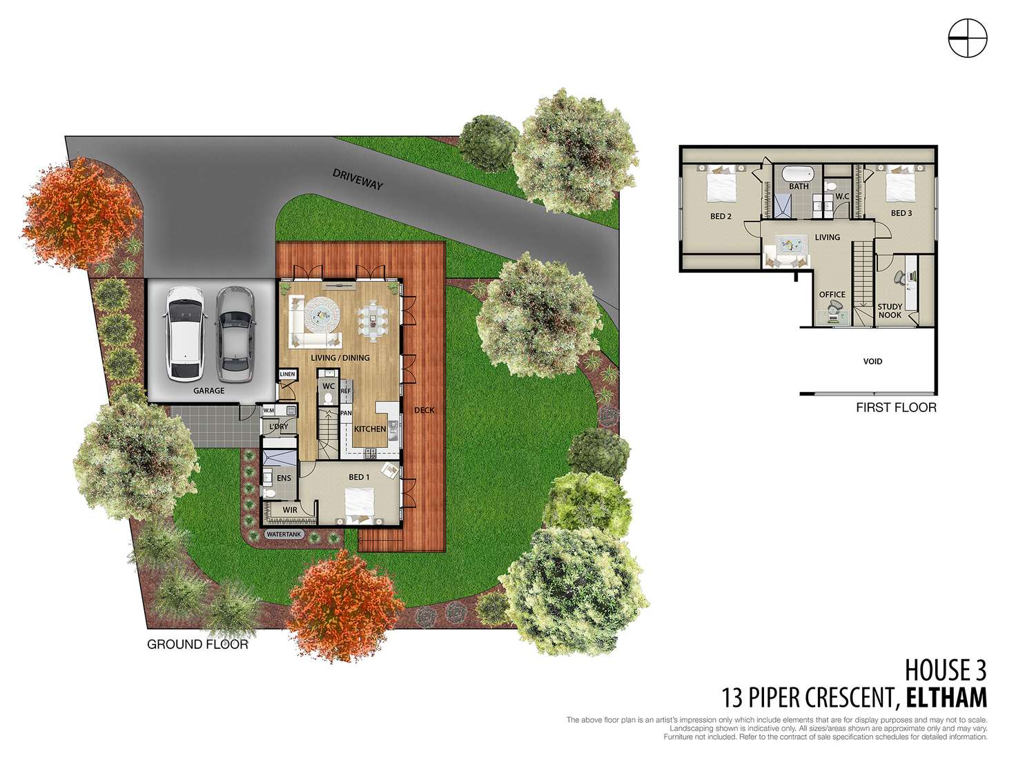 Floorplan of Homely house listing, 3/13 Piper Crescent, Eltham VIC 3095