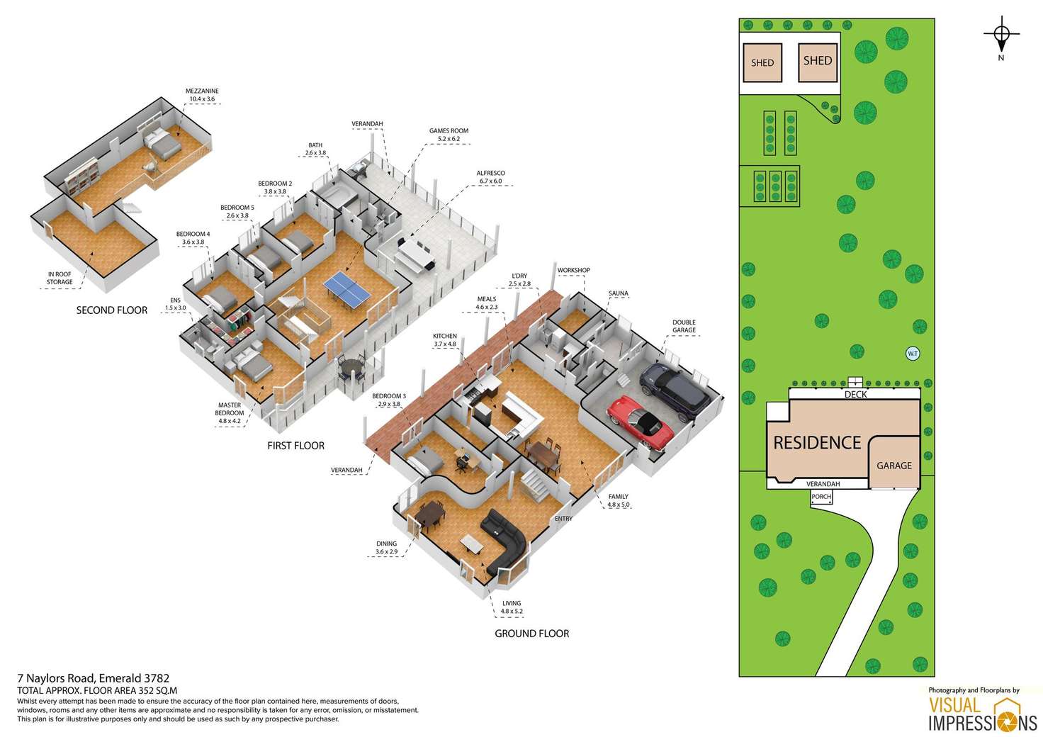 Floorplan of Homely house listing, 7 Naylors Road, Emerald VIC 3782