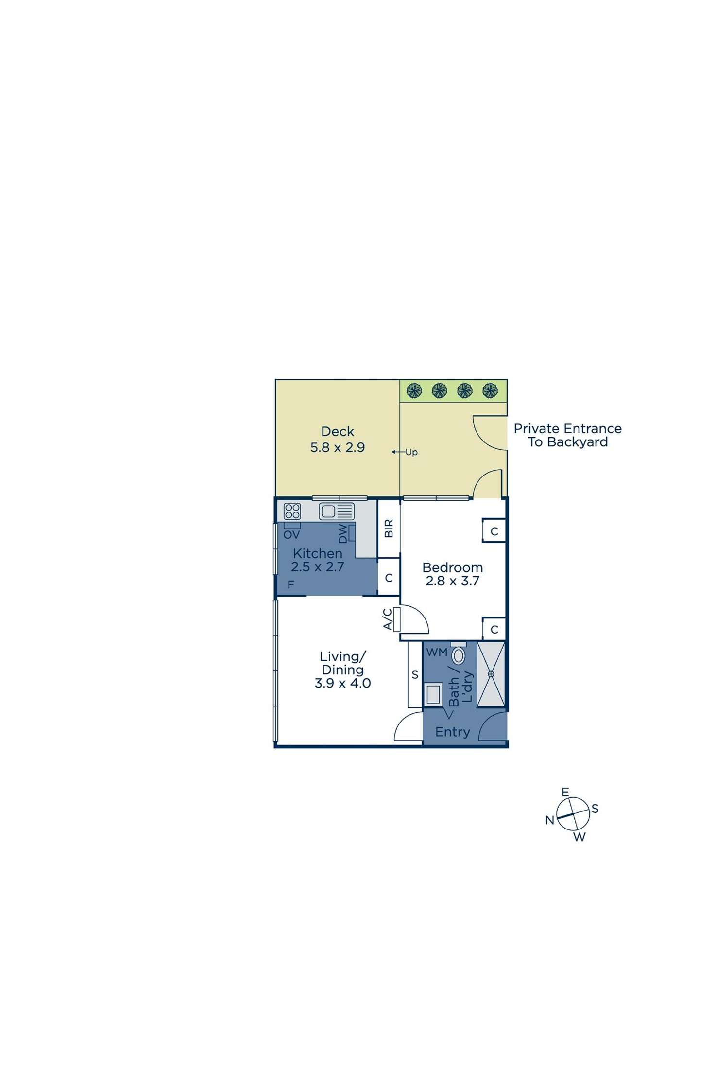 Floorplan of Homely apartment listing, G05/20 Cardigan Street, St Kilda East VIC 3183