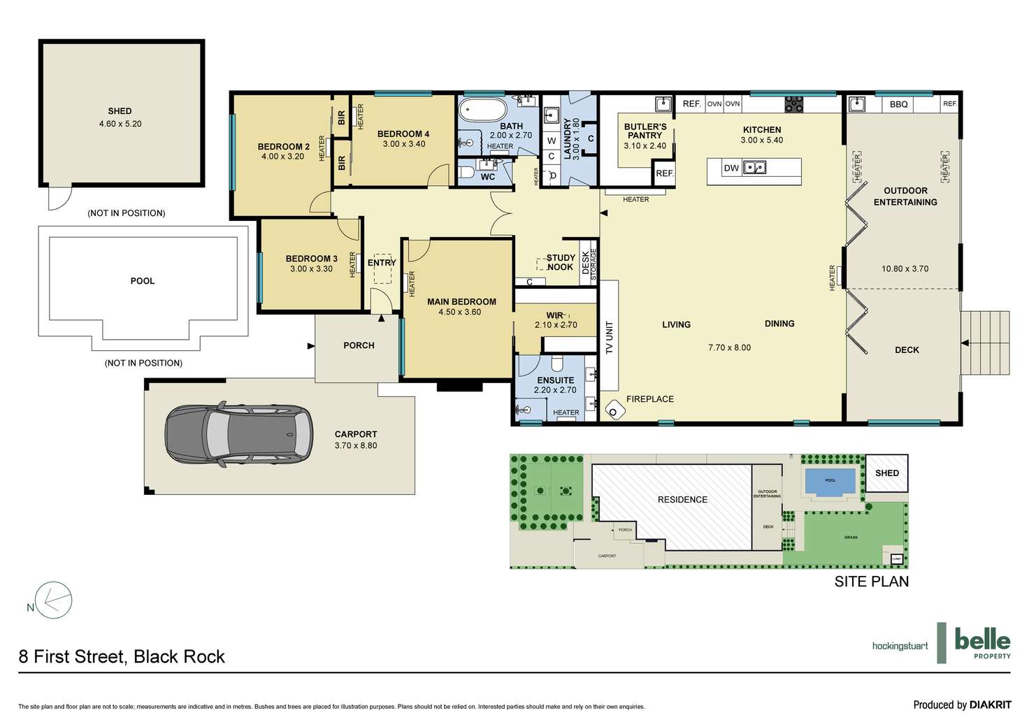 Floorplan of Homely house listing, 8 First Street, Black Rock VIC 3193