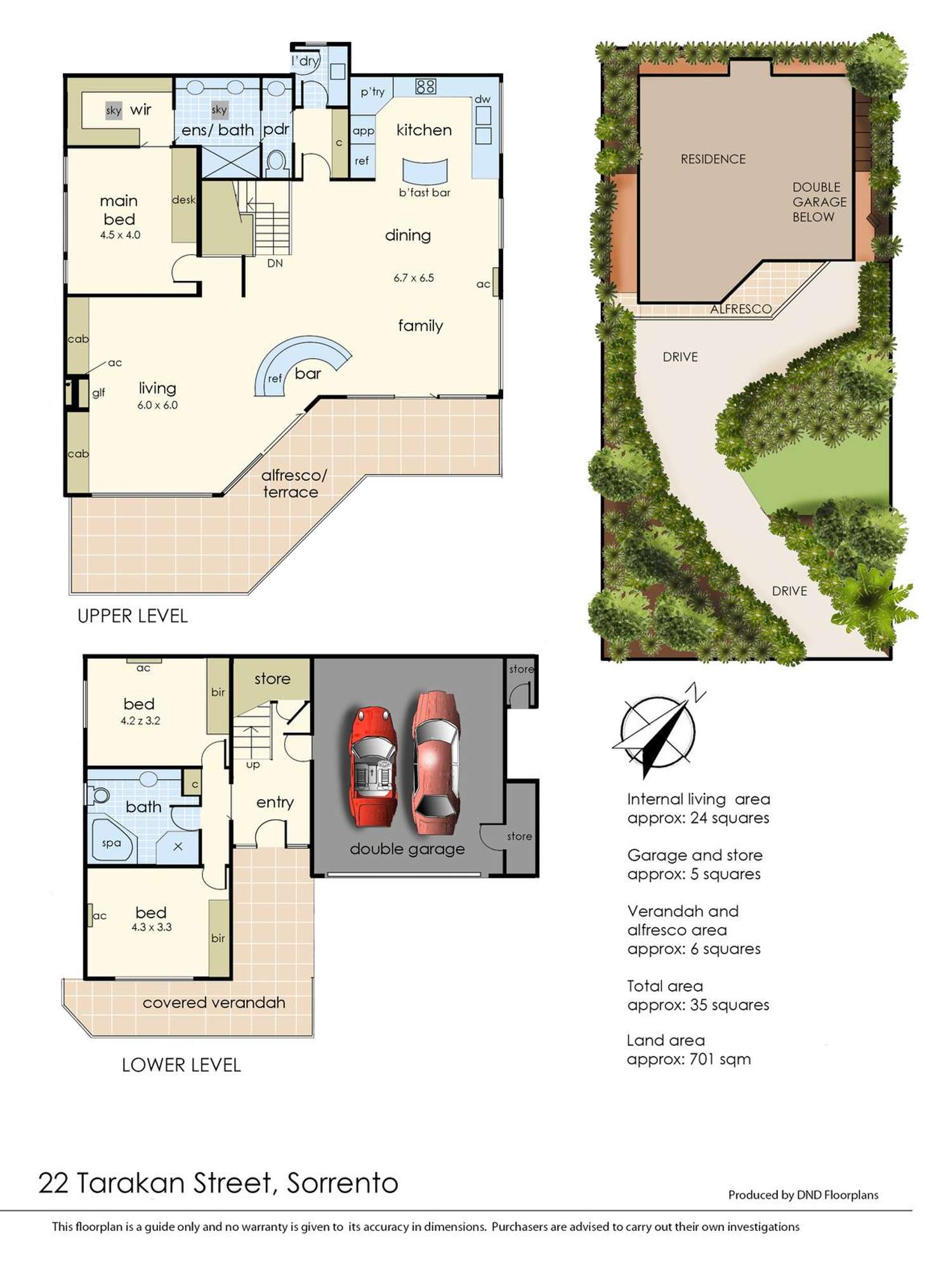 Floorplan of Homely house listing, 22 Tarakan Street, Sorrento VIC 3943