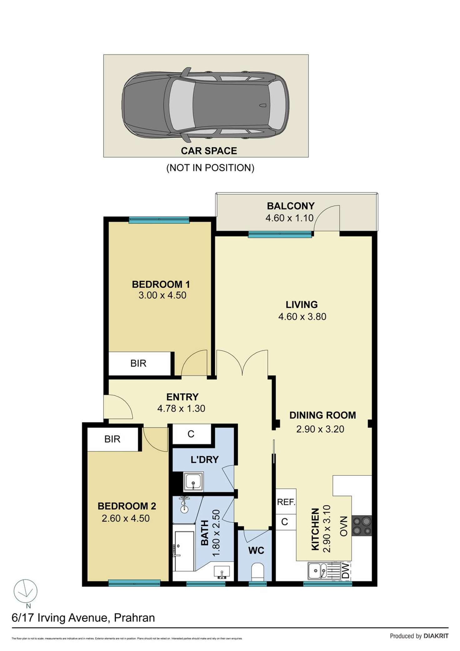 Floorplan of Homely apartment listing, 6/17 Irving Avenue, Prahran VIC 3181