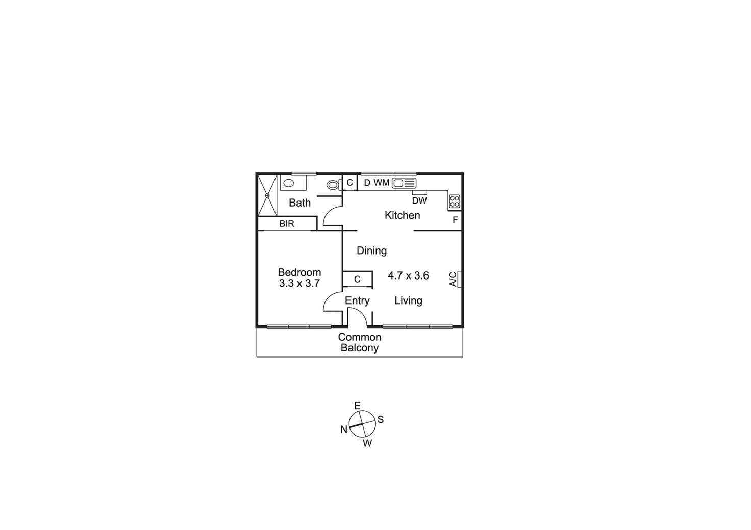 Floorplan of Homely apartment listing, 8/605 High Street, Prahran VIC 3181