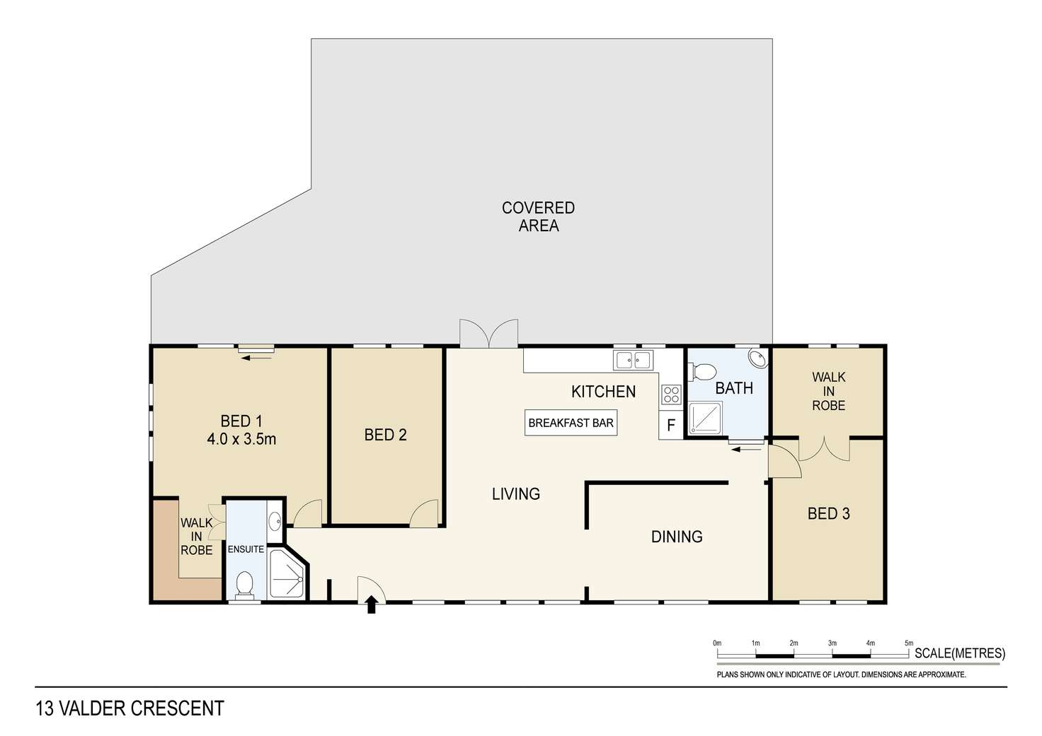 Floorplan of Homely house listing, 13 Valder Crescent, Rapid Creek NT 810