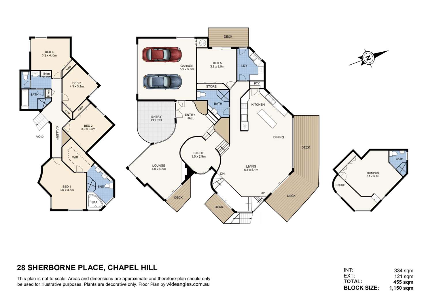 Floorplan of Homely house listing, 28 Sherborne Place, Chapel Hill QLD 4069