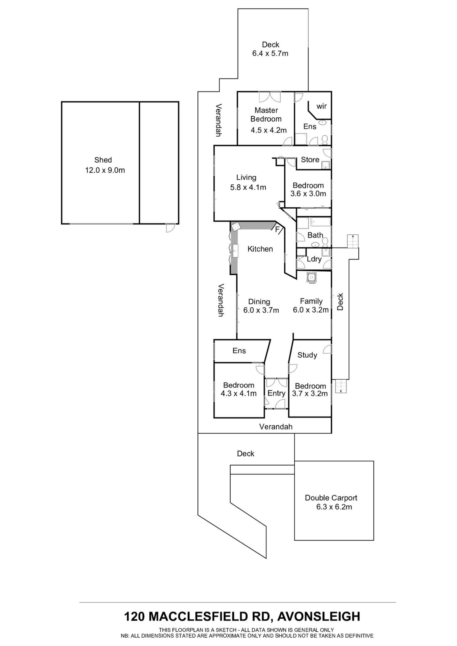 Floorplan of Homely house listing, 120 Macclesfield Road, Avonsleigh VIC 3782