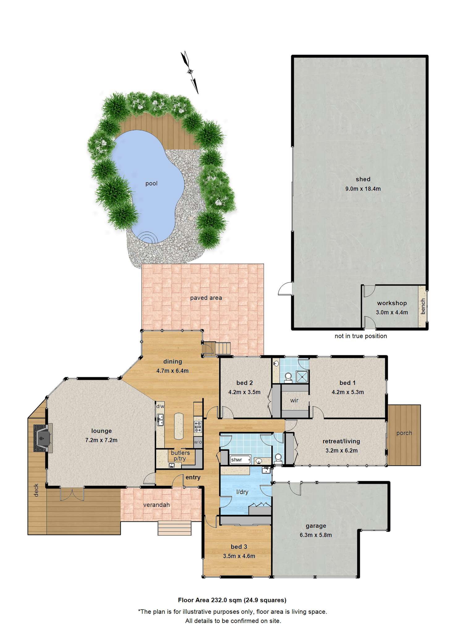 Floorplan of Homely house listing, 5 Heather Grove, Belgrave South VIC 3160