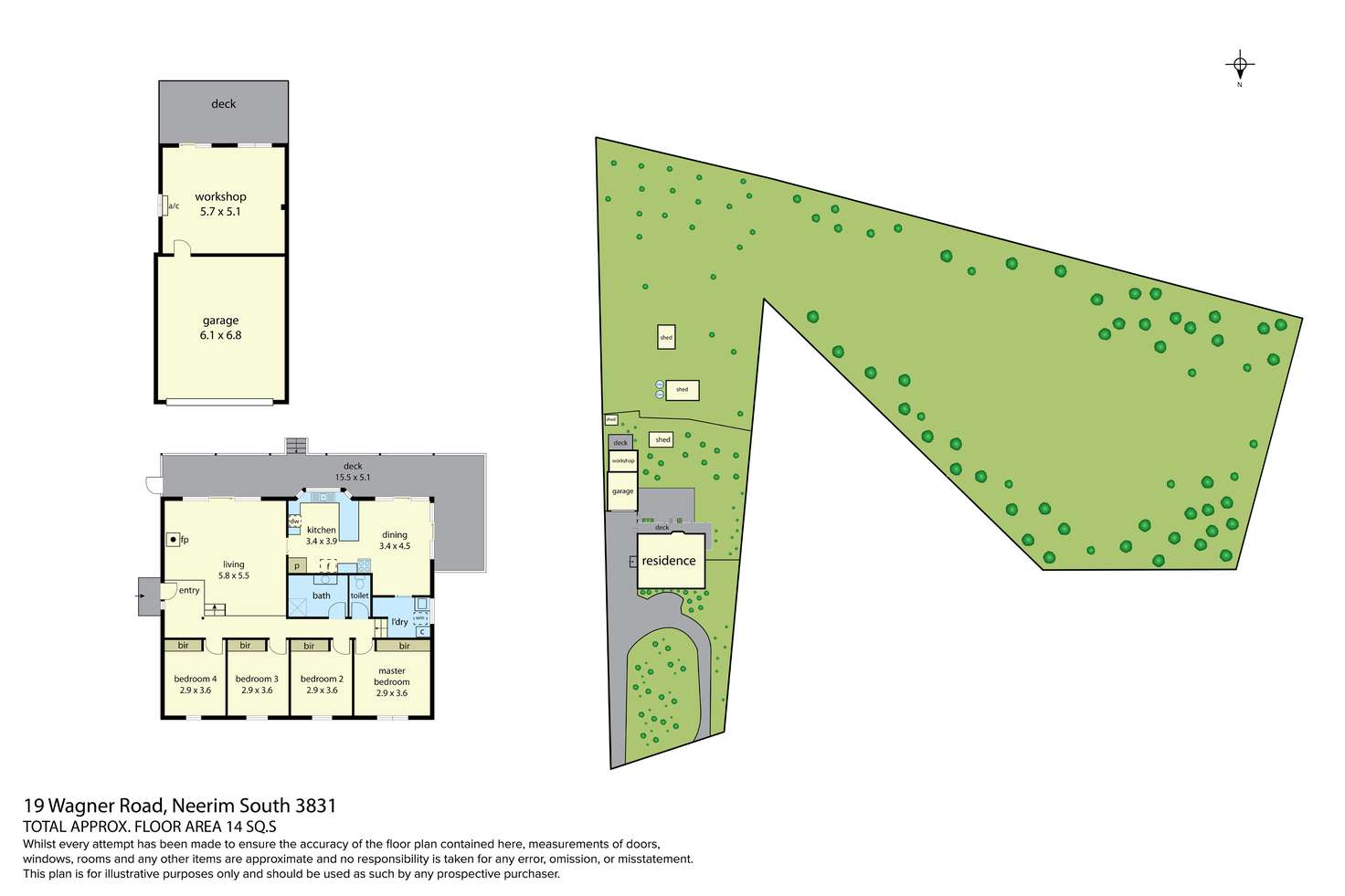 Floorplan of Homely house listing, 19 Wagner Road, Neerim South VIC 3831