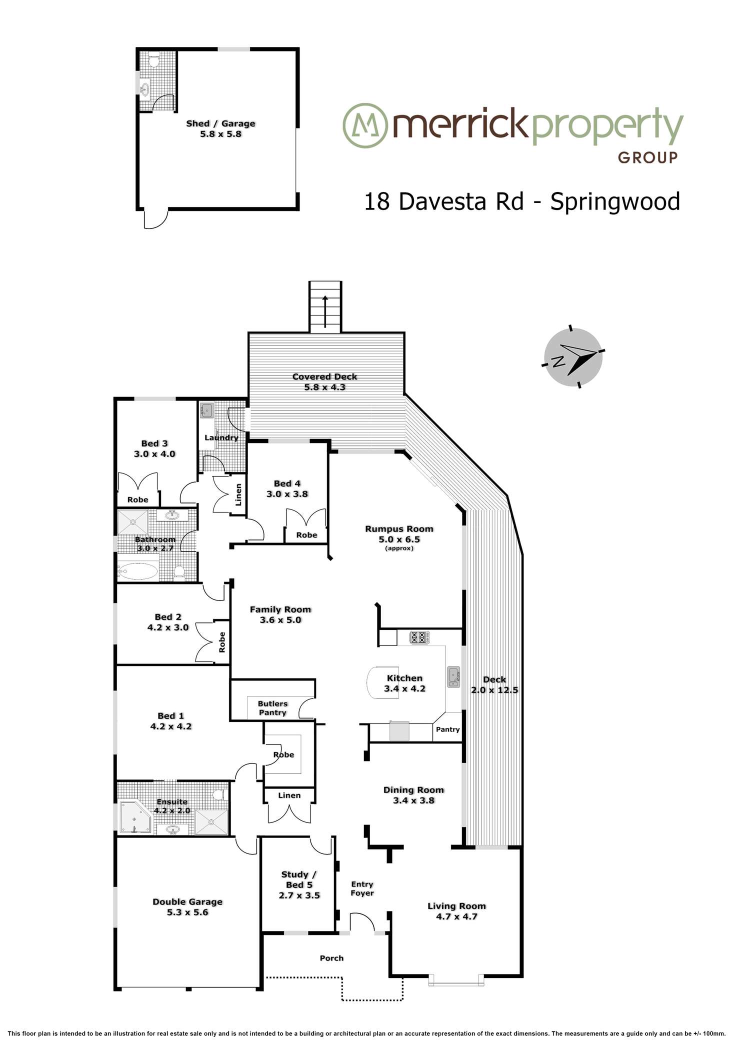 Floorplan of Homely house listing, 18 Davesta Road, Springwood NSW 2777