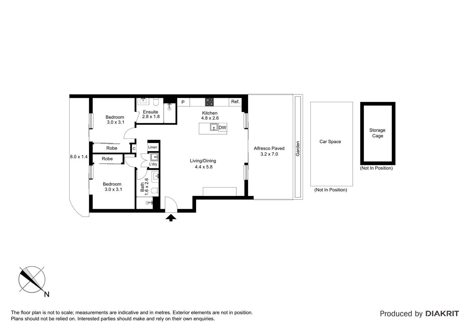 Floorplan of Homely apartment listing, 2/16 Porter Street, Prahran VIC 3181