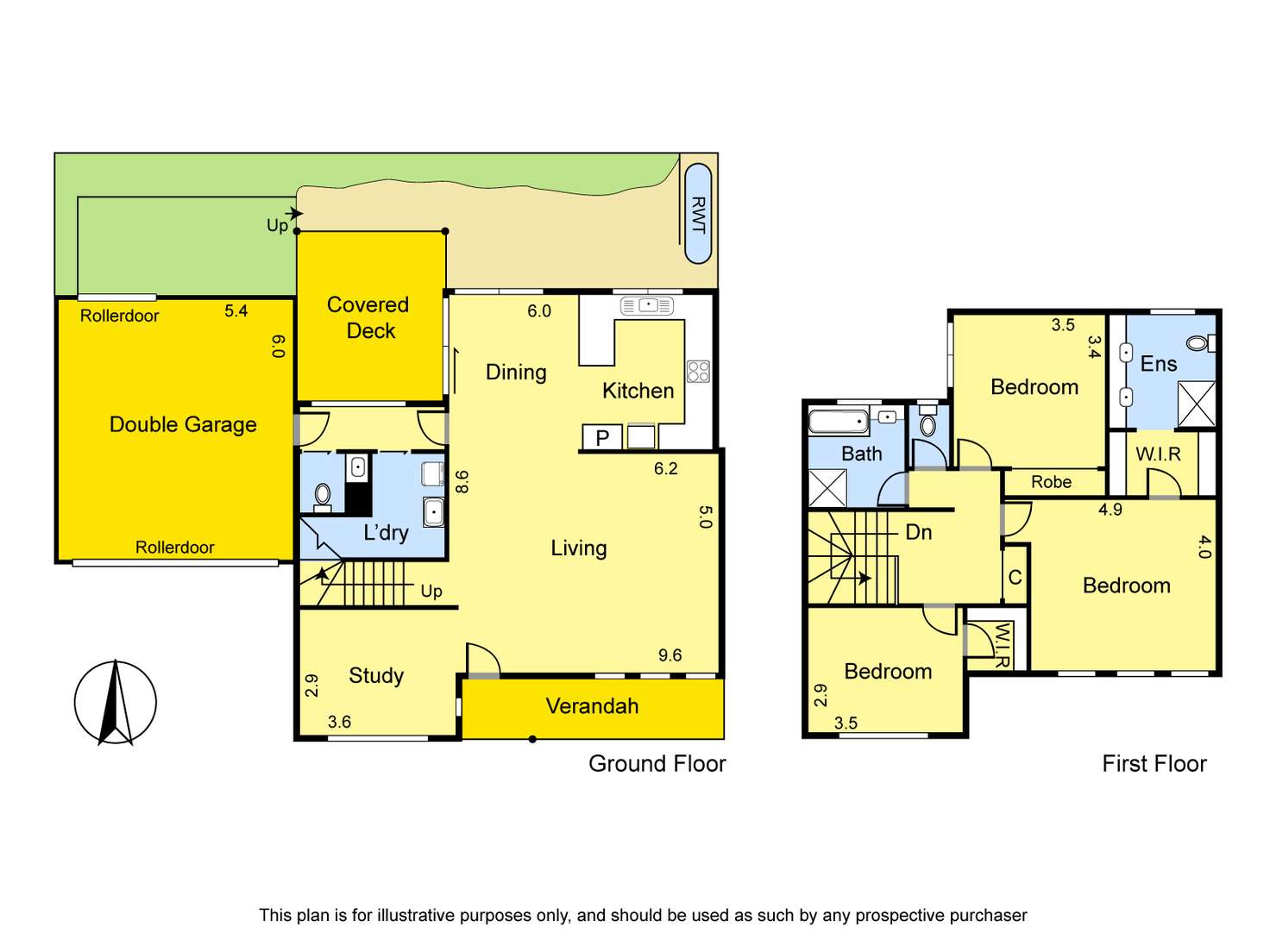 Floorplan of Homely townhouse listing, 2/1123 Main Road, Eltham VIC 3095