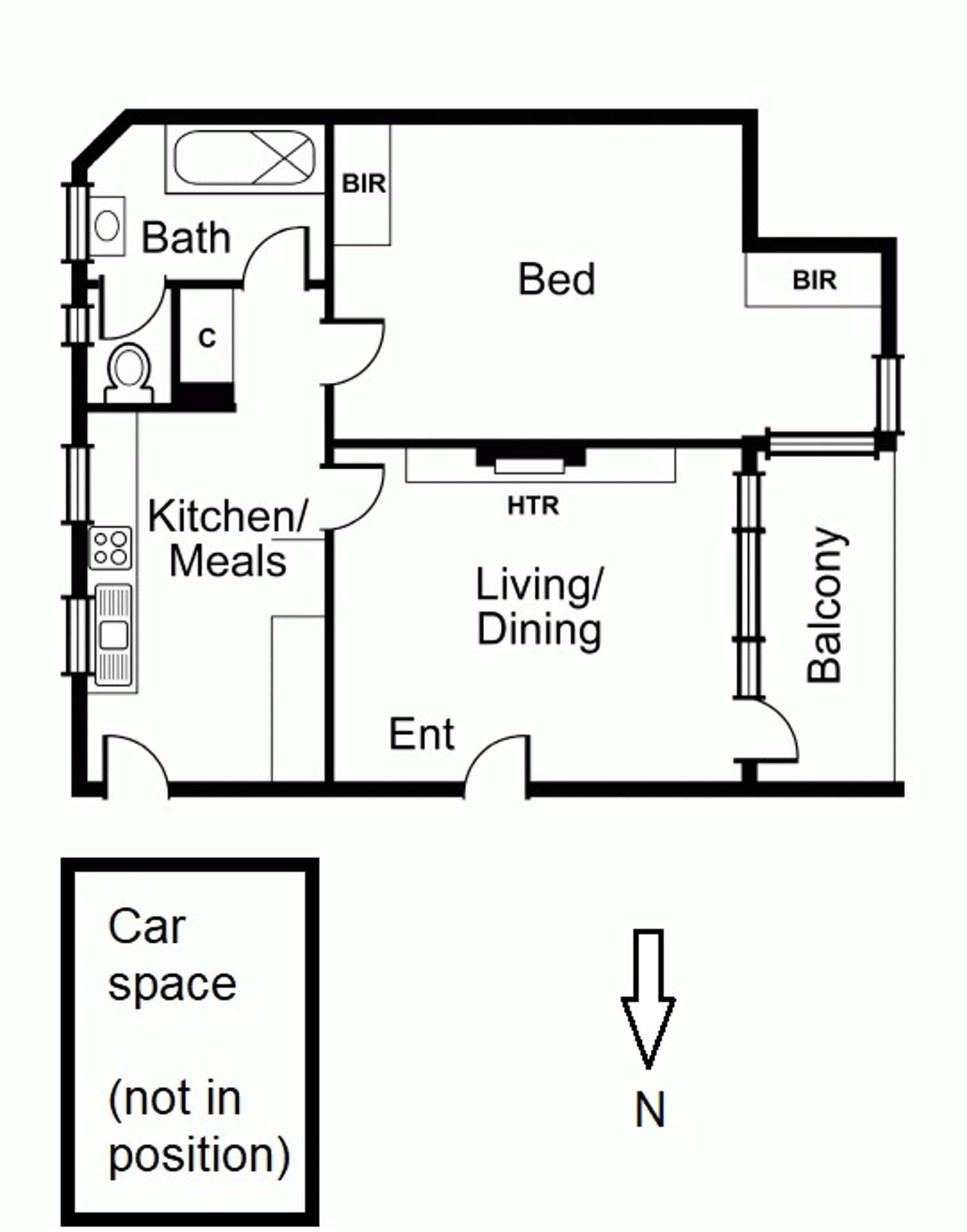 Floorplan of Homely apartment listing, 6/83 Alexandra Avenue, South Yarra VIC 3141
