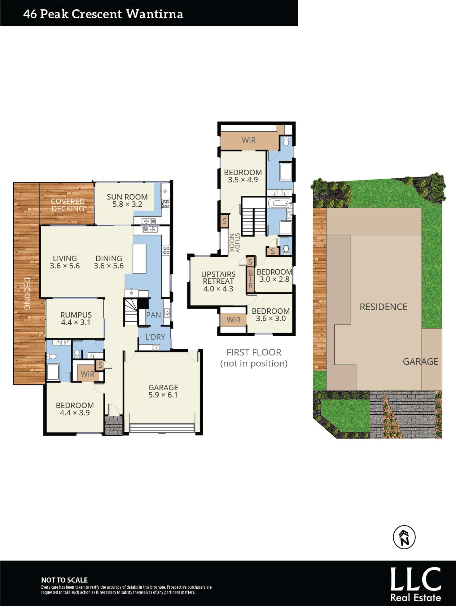 Floorplan of Homely house listing, 46 Peak Crescent, Wantirna VIC 3152