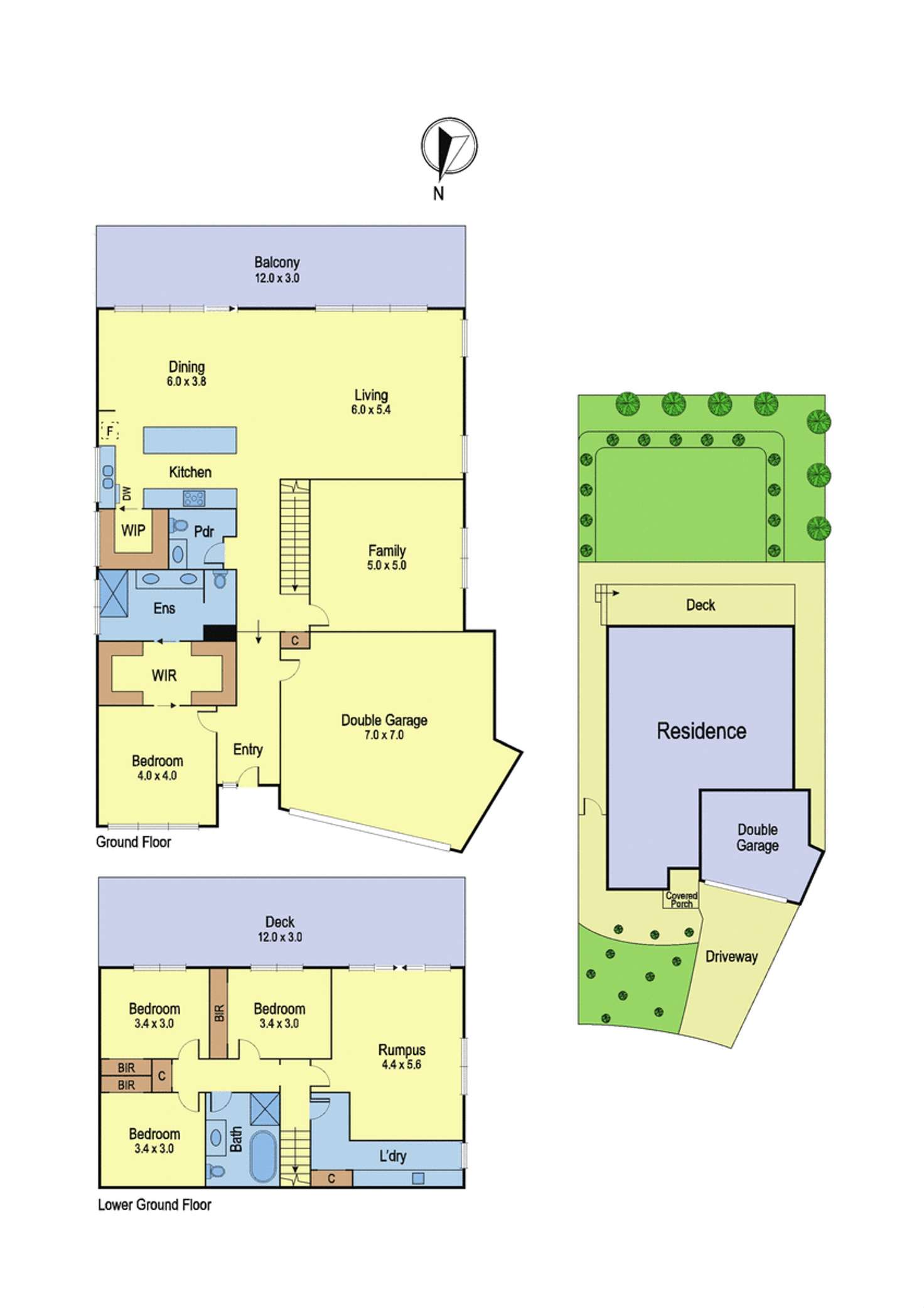 Floorplan of Homely house listing, 4 Rusty Gate Court, Diamond Creek VIC 3089