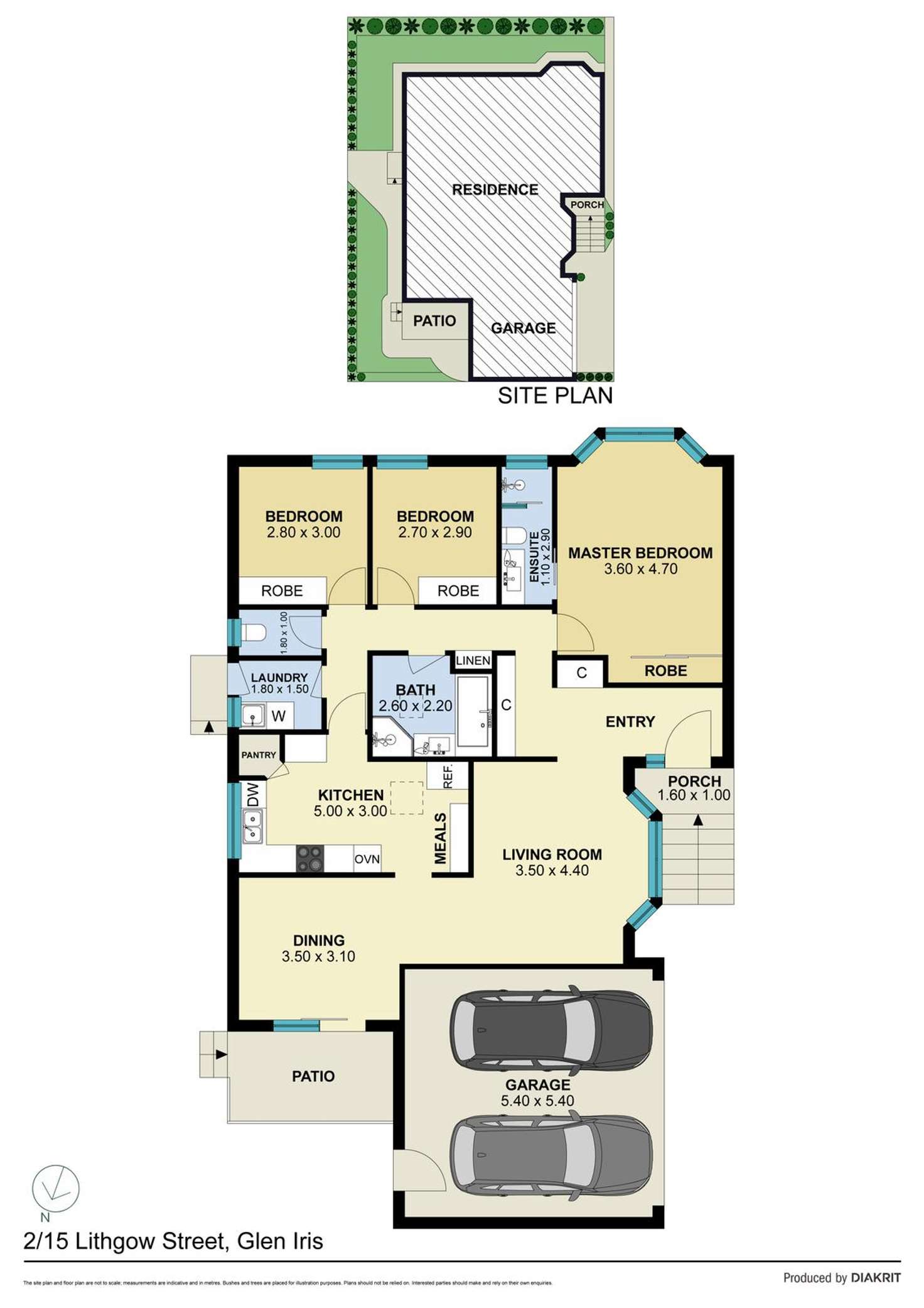 Floorplan of Homely unit listing, 2/15 Lithgow Street, Glen Iris VIC 3146