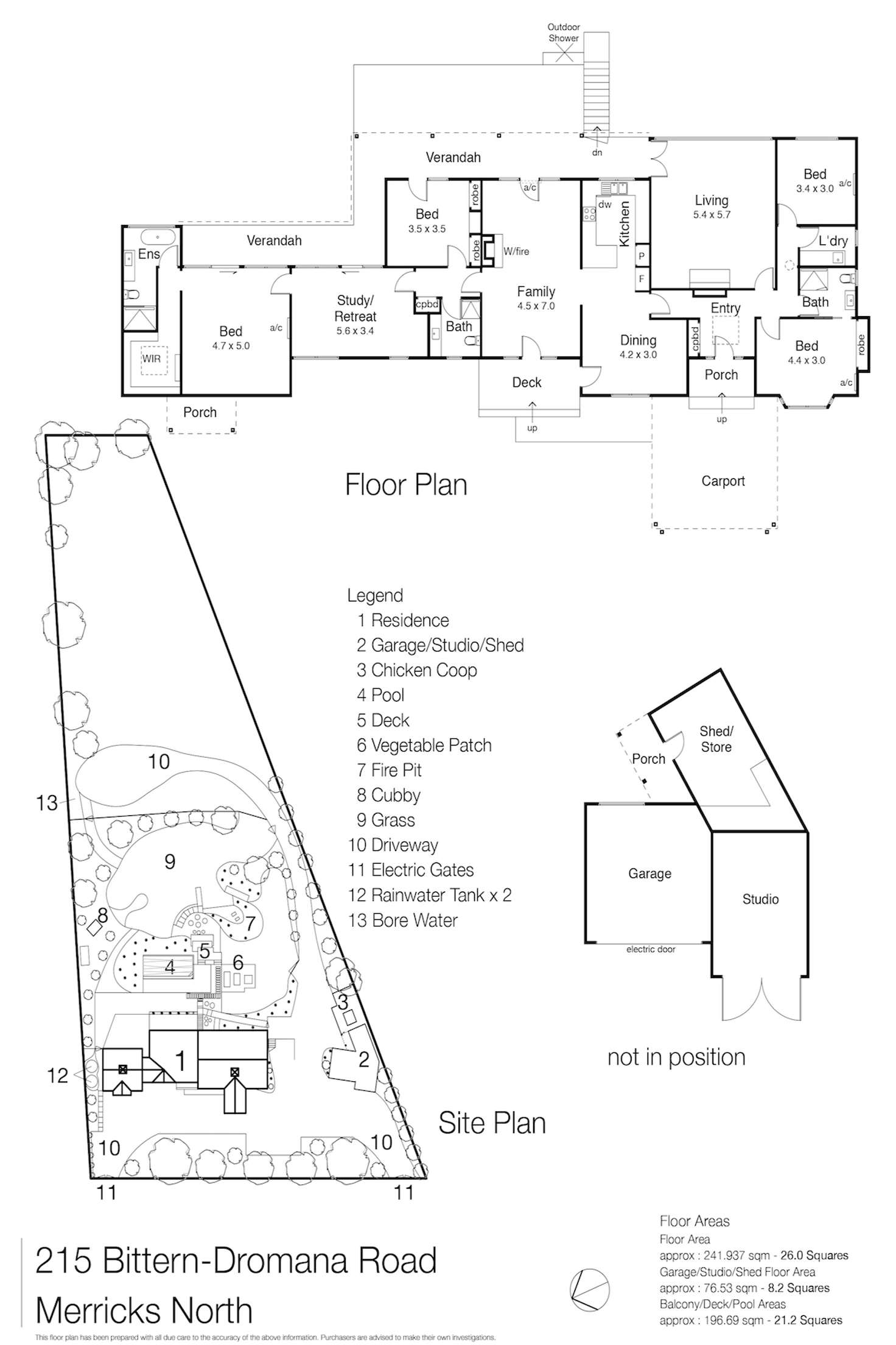 Floorplan of Homely house listing, 215 Bittern Dromana Road, Merricks North VIC 3926