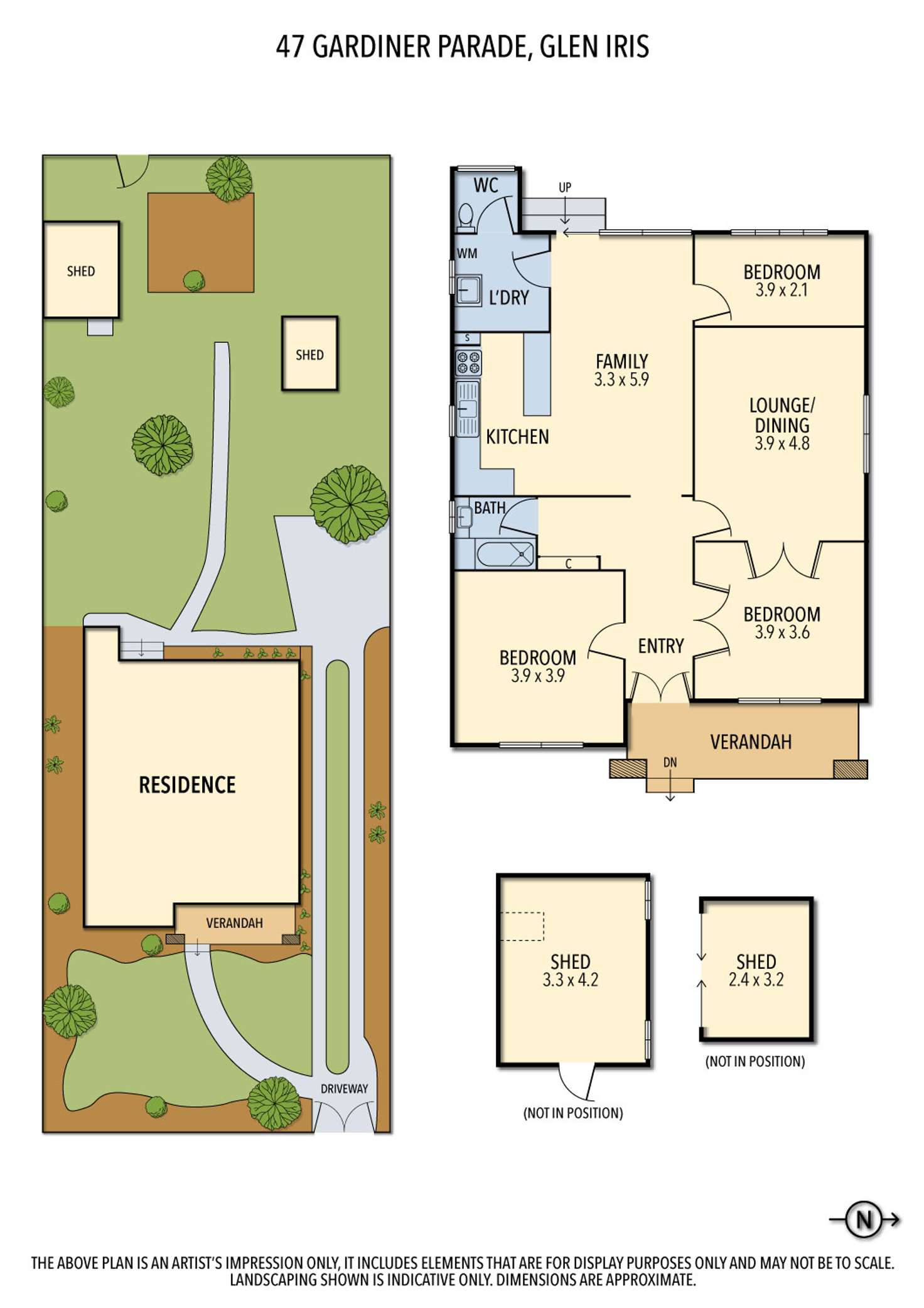 Floorplan of Homely house listing, 47 Gardiner Parade, Glen Iris VIC 3146