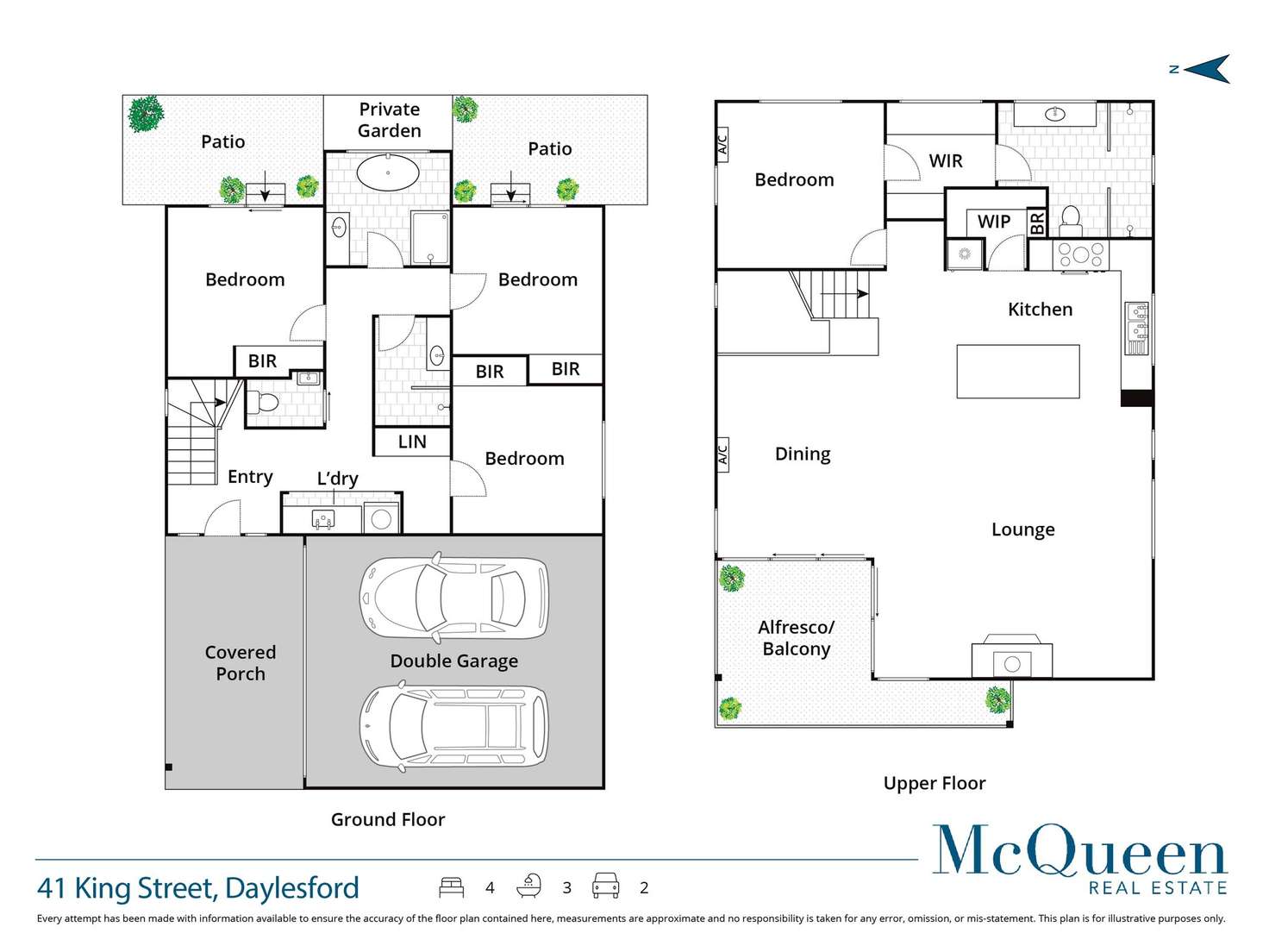 Floorplan of Homely house listing, 41 King Street, Daylesford VIC 3460