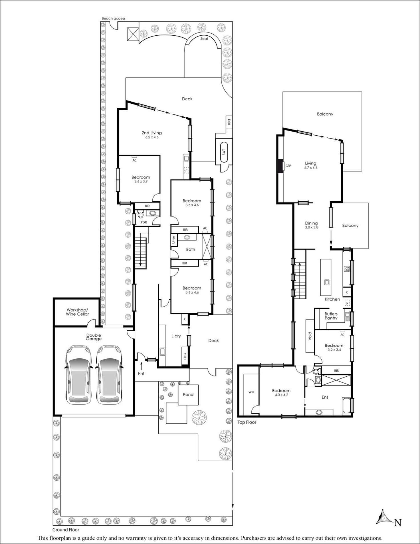 Floorplan of Homely house listing, 18 Somme Parade, Edithvale VIC 3196