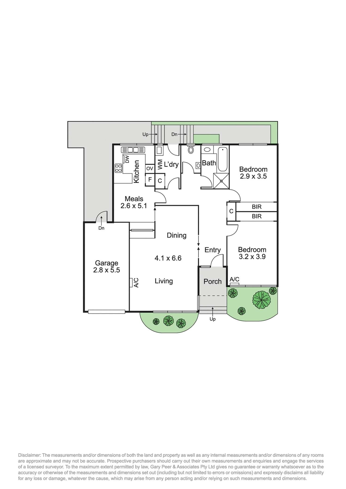 Floorplan of Homely villa listing, 6/17 Hartley Avenue, Caulfield VIC 3162