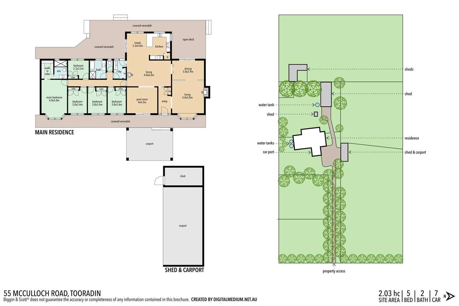 Floorplan of Homely house listing, 55 McCulloch Road, Tooradin VIC 3980