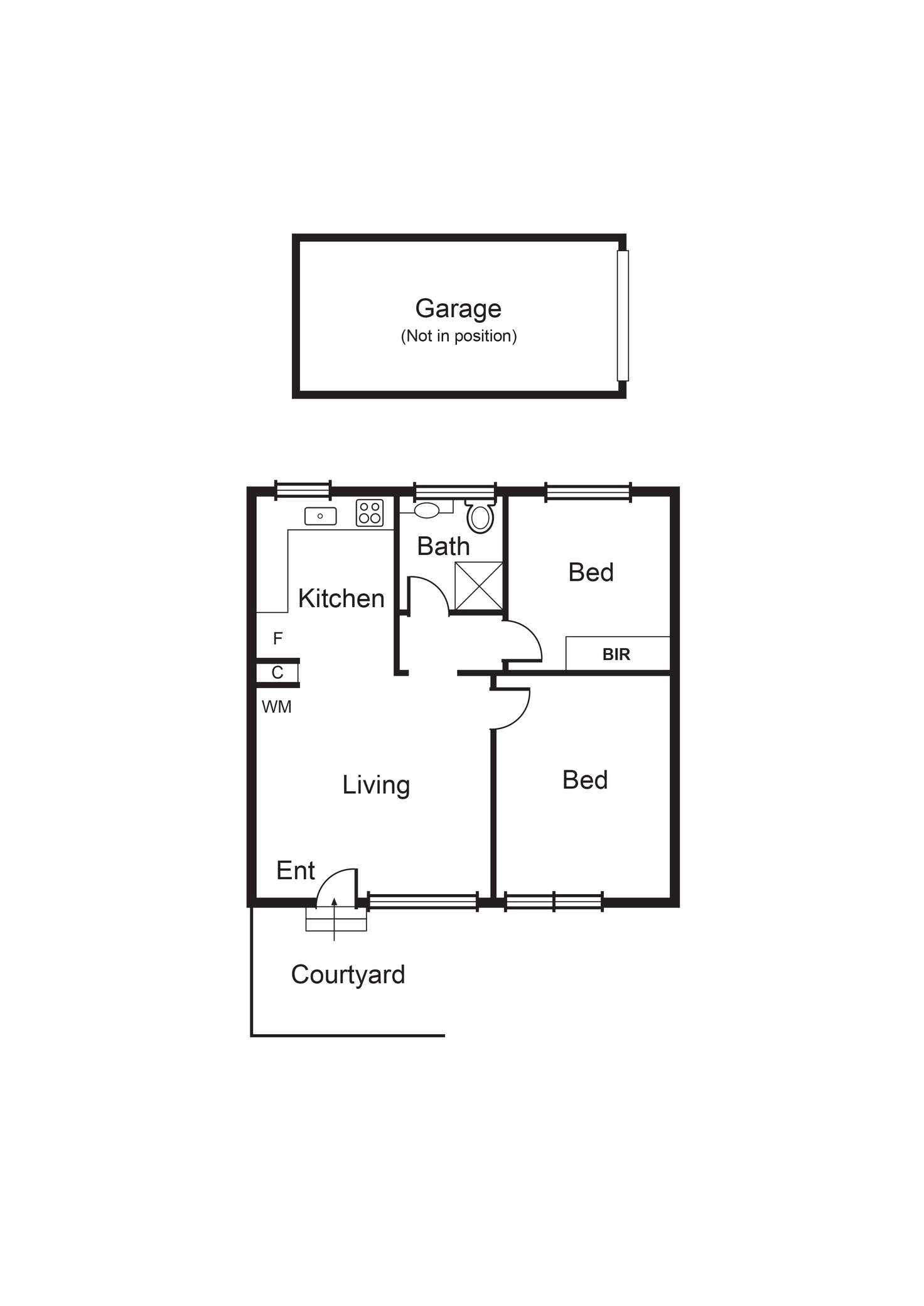 Floorplan of Homely apartment listing, 5/71-73 Coorigil Road, Carnegie VIC 3163