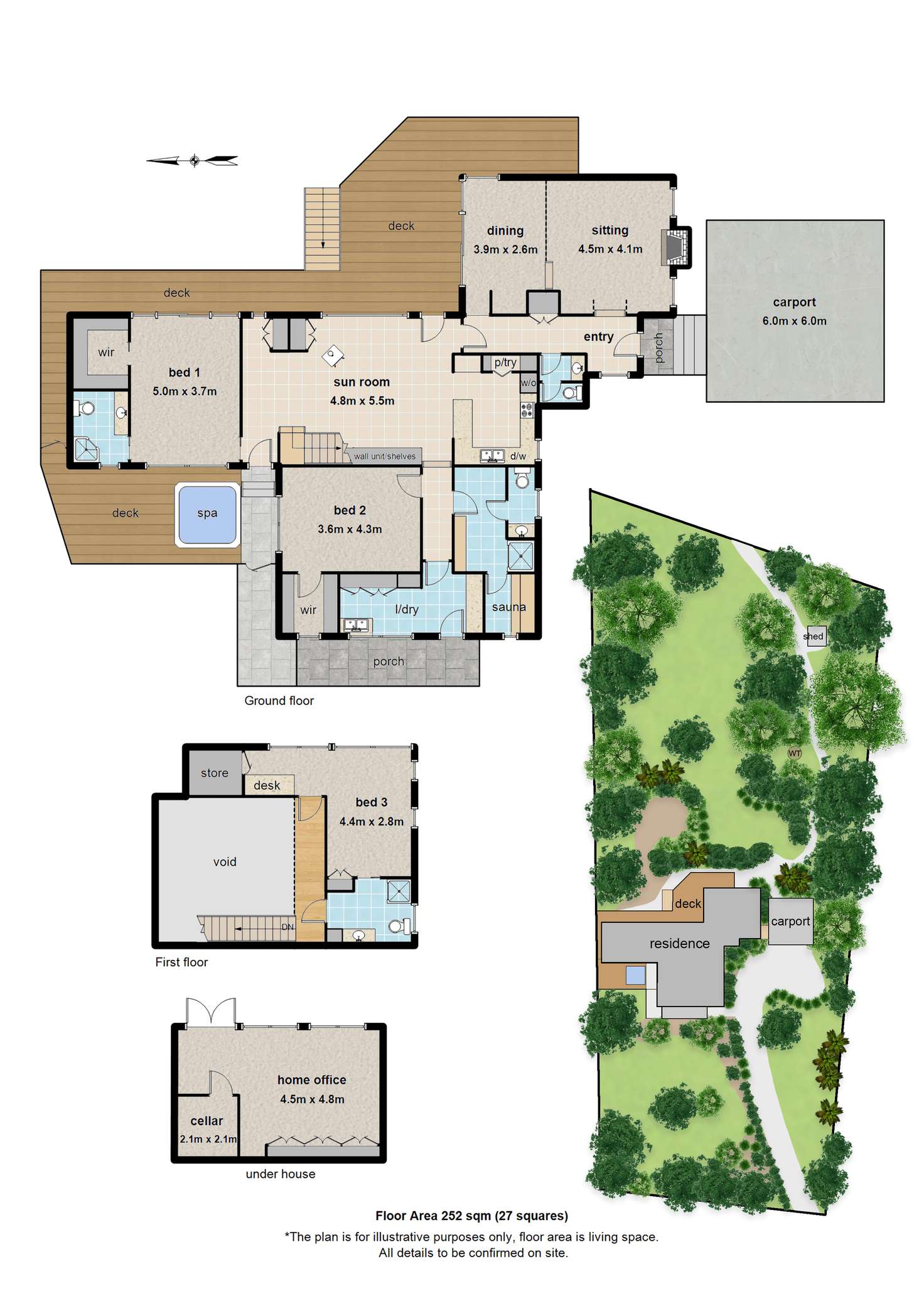 Floorplan of Homely house listing, 157 Ridge Road, Mount Dandenong VIC 3767