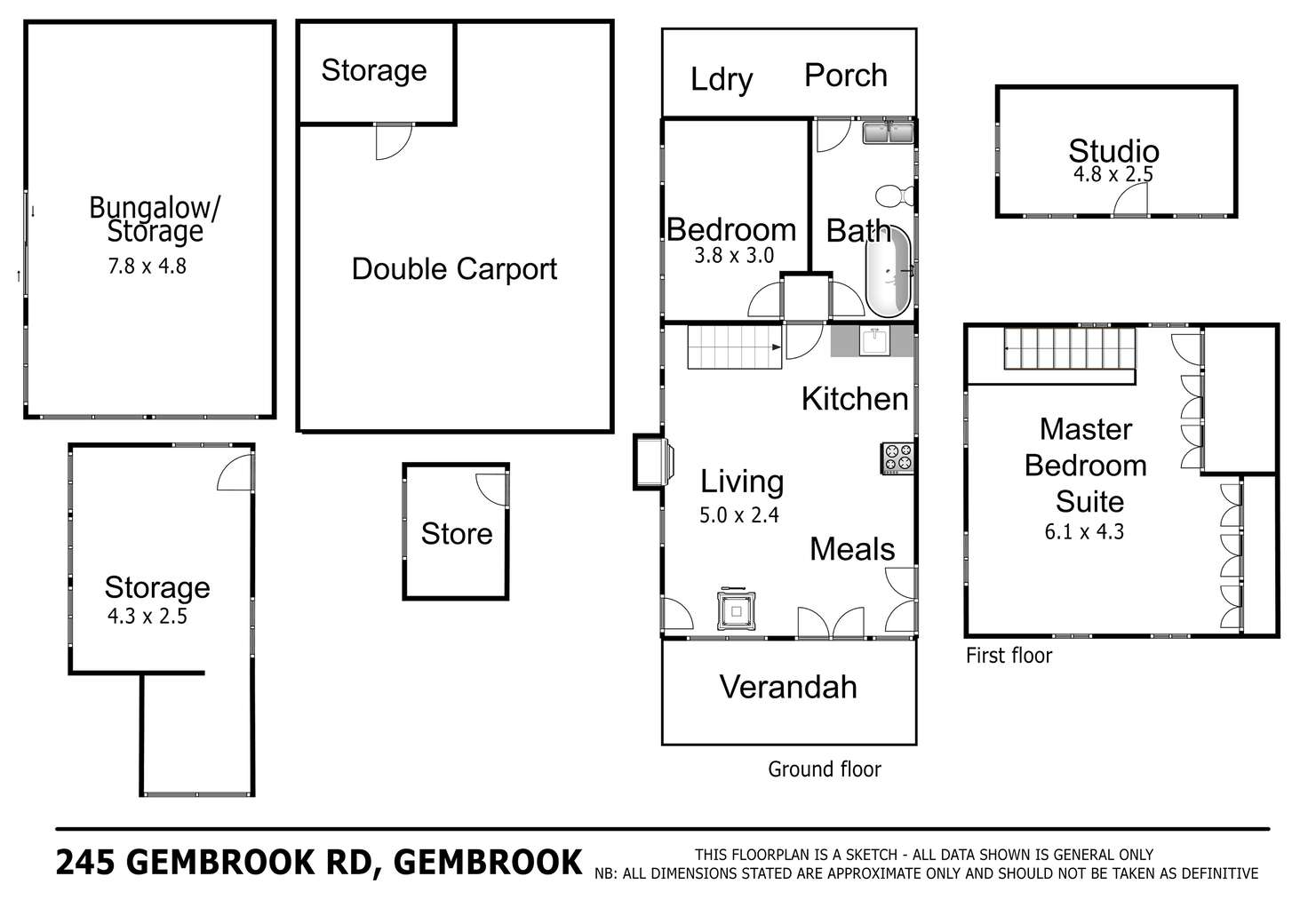 Floorplan of Homely house listing, 245 Gembrook Road, Gembrook VIC 3783