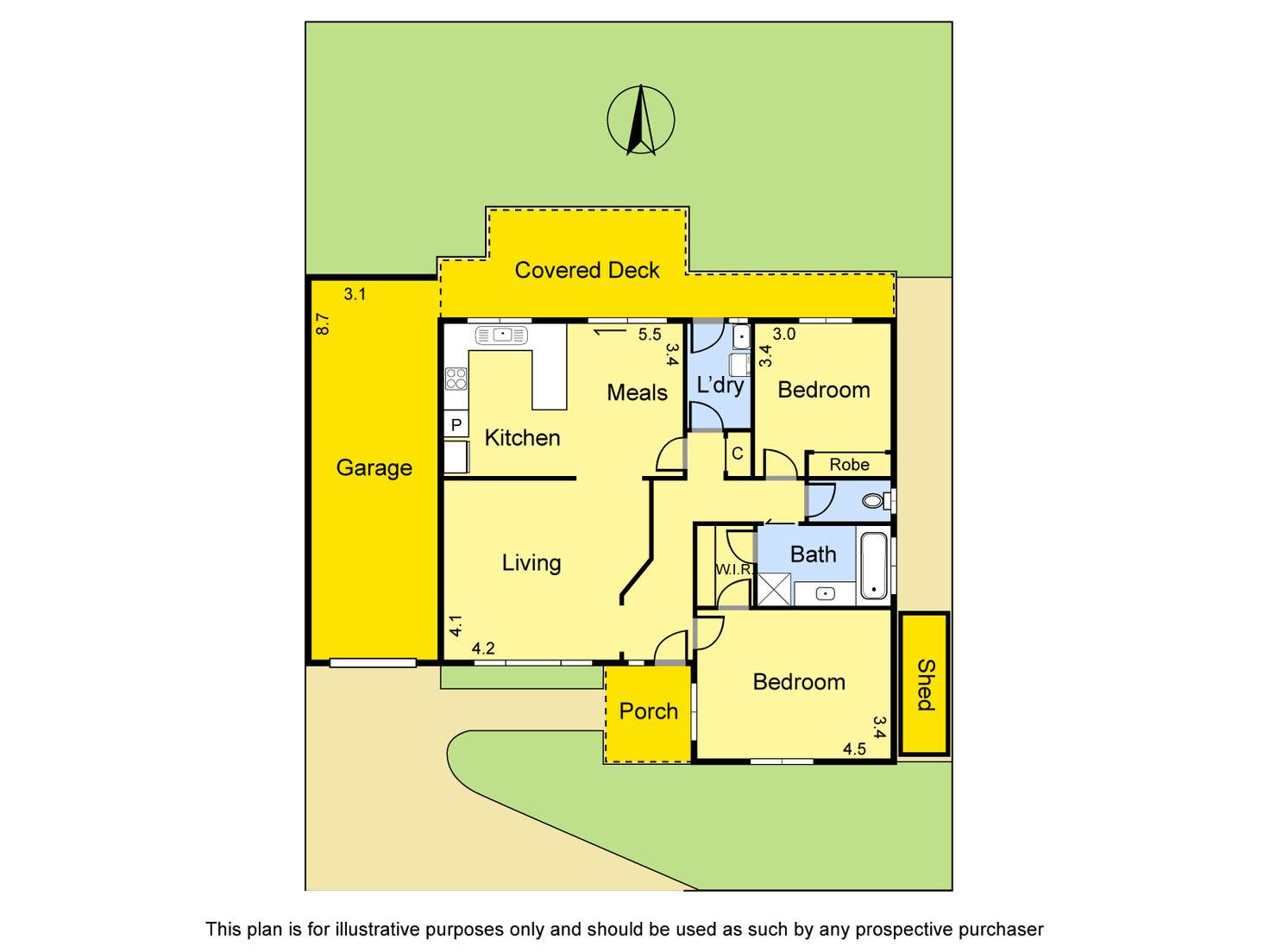 Floorplan of Homely unit listing, 2/98 McMahon Road, Reservoir VIC 3073