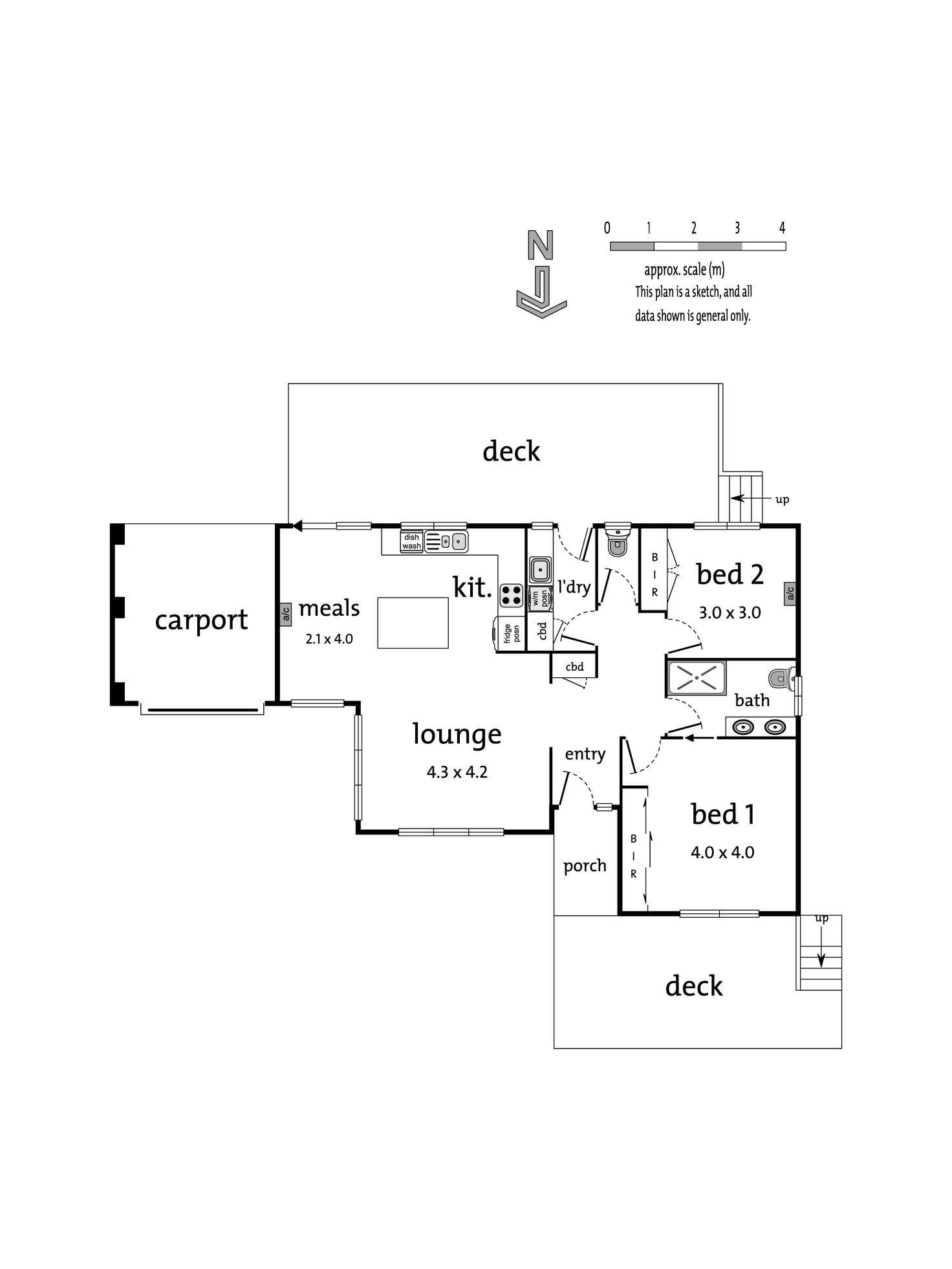 Floorplan of Homely house listing, 2/13 Heather Grove, Ringwood VIC 3134