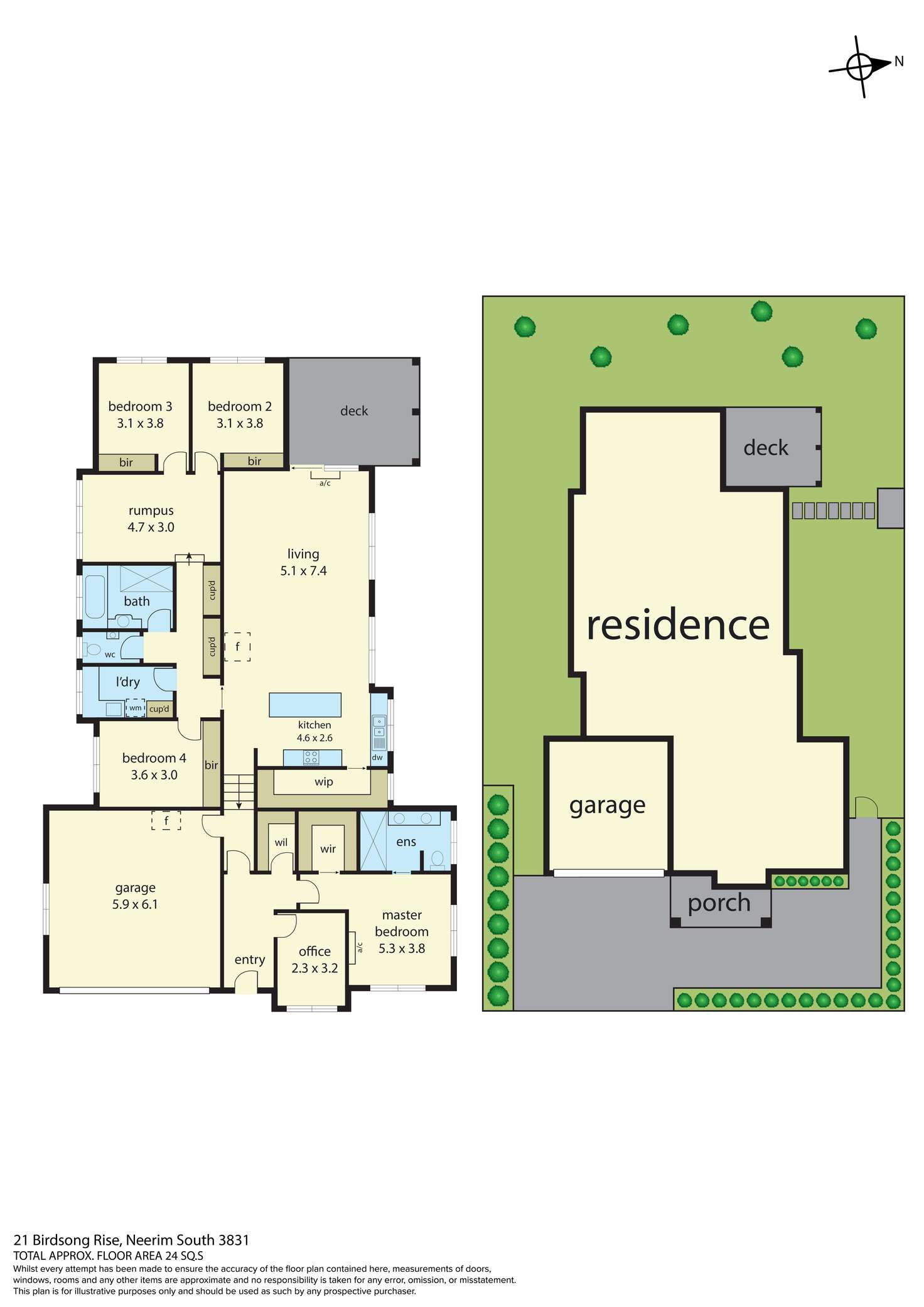 Floorplan of Homely house listing, 21 Birdsong Rise, Neerim South VIC 3831