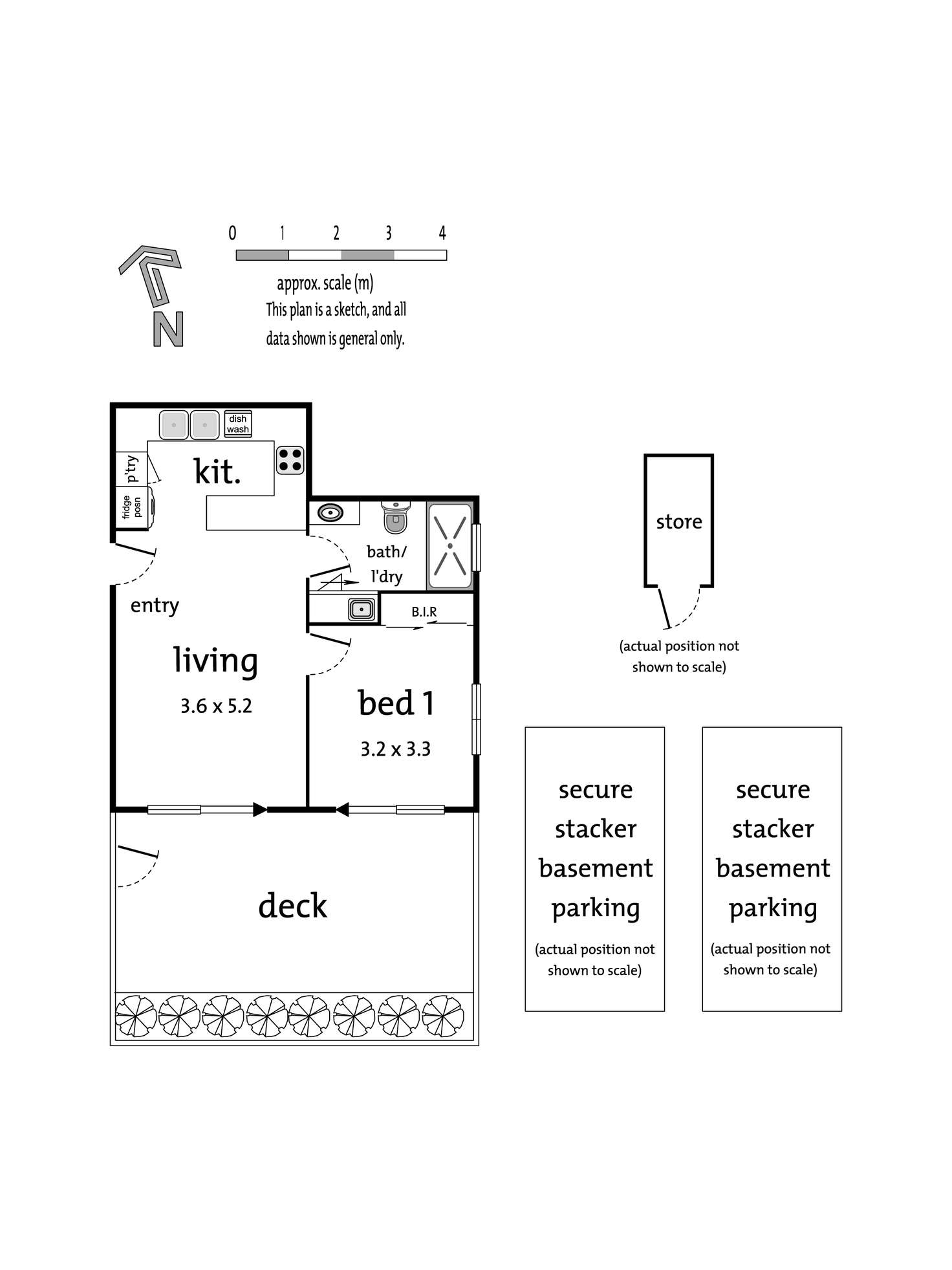 Floorplan of Homely apartment listing, 1/43 Zetland Road, Mont Albert VIC 3127