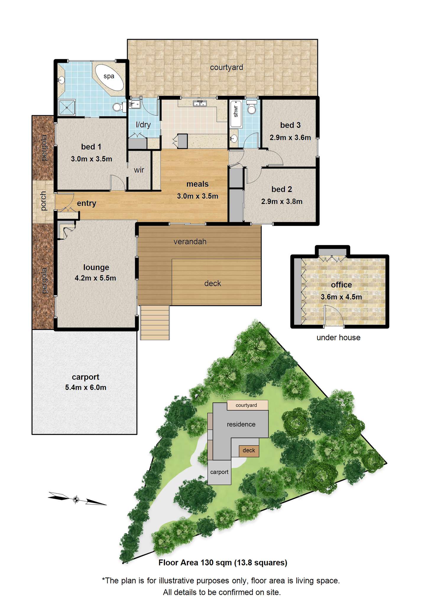 Floorplan of Homely house listing, 1480 Mount Dandenong Tourist Road, Mount Dandenong VIC 3767