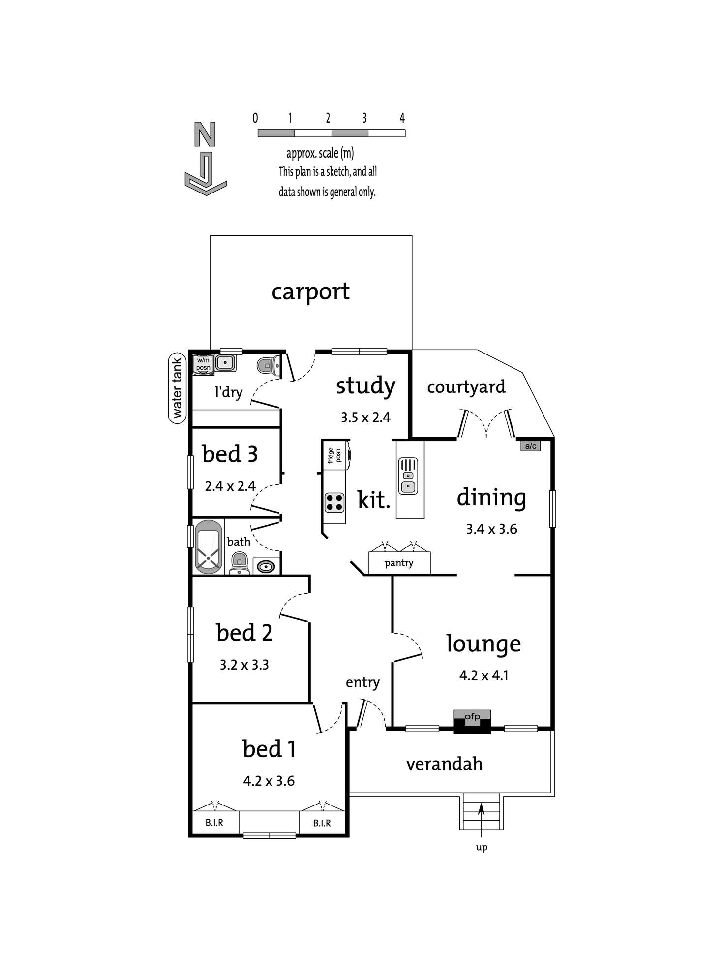 Floorplan of Homely unit listing, 1/20 Bedford Road, Ringwood VIC 3134